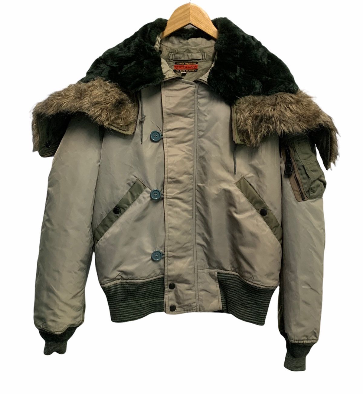 Buzz Rickson's × Toyo Enterprises 🇯🇵 80’s Flying MA-1 Bomber Jacket Size US M / EU 48-50 / 2 - 5 Thumbnail