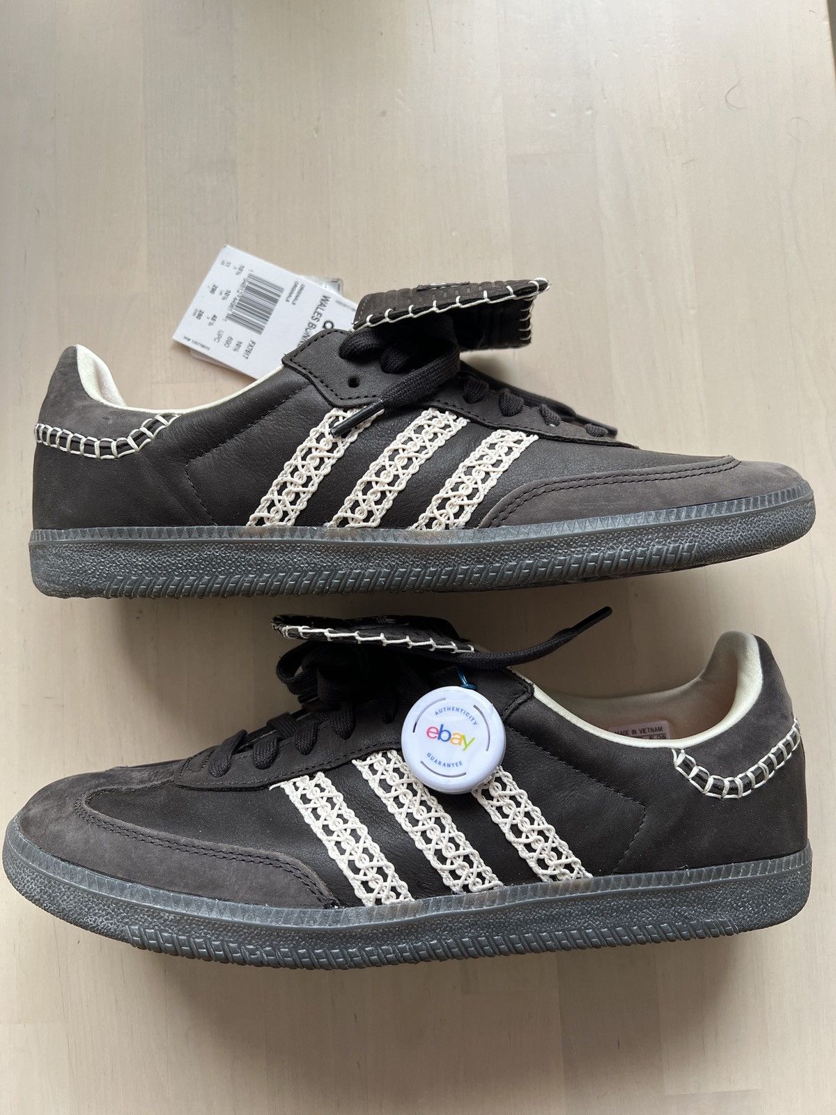 WALES BONNER × ADIDAS CROCHET adidas Originals Wales Bonner Samba Crochet- And Leather