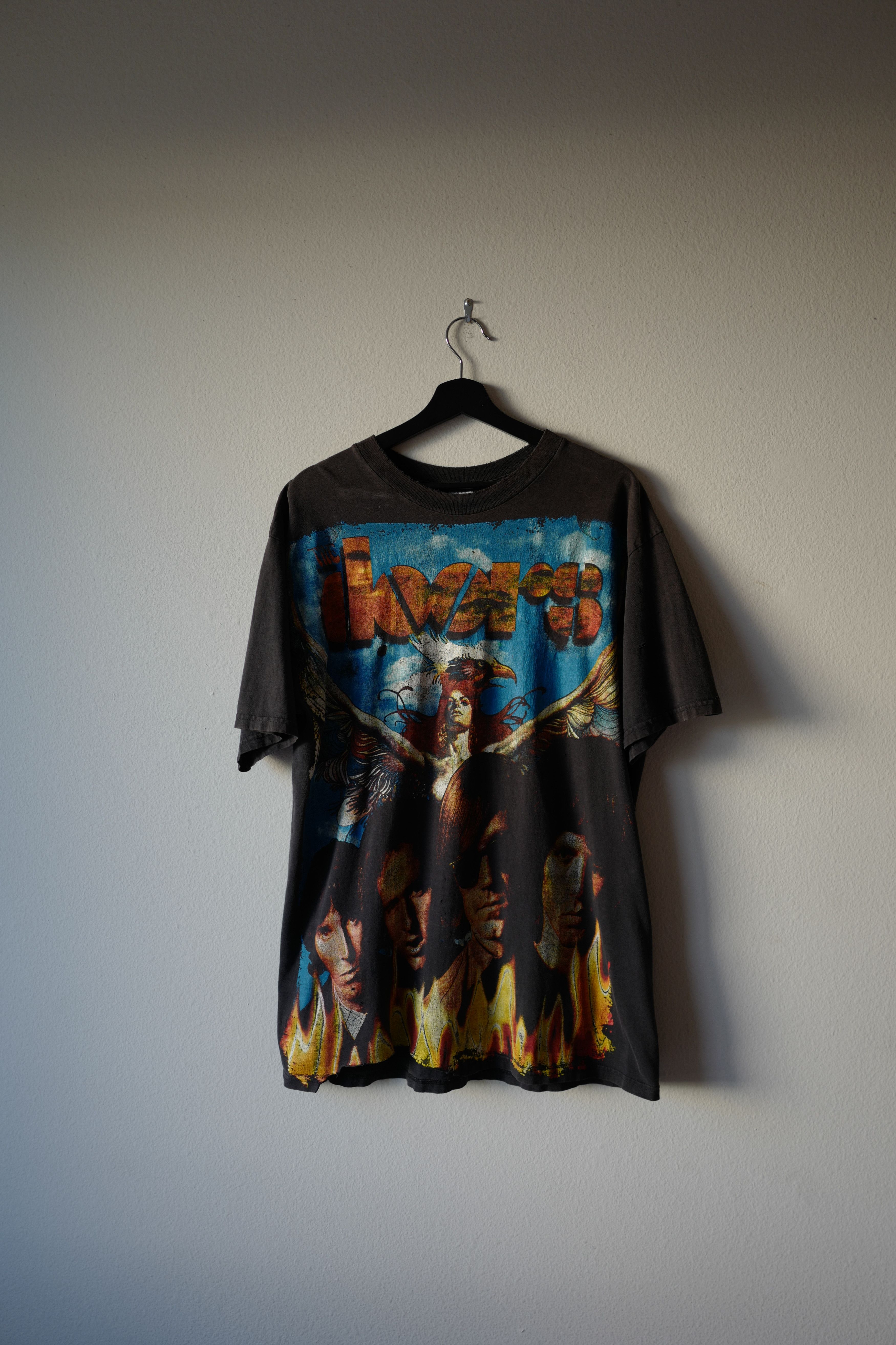 Vintage Vintage 90s The Doors - Light My Fire Tee Size US XL / EU 56 / 4 - 1 Thumbnail