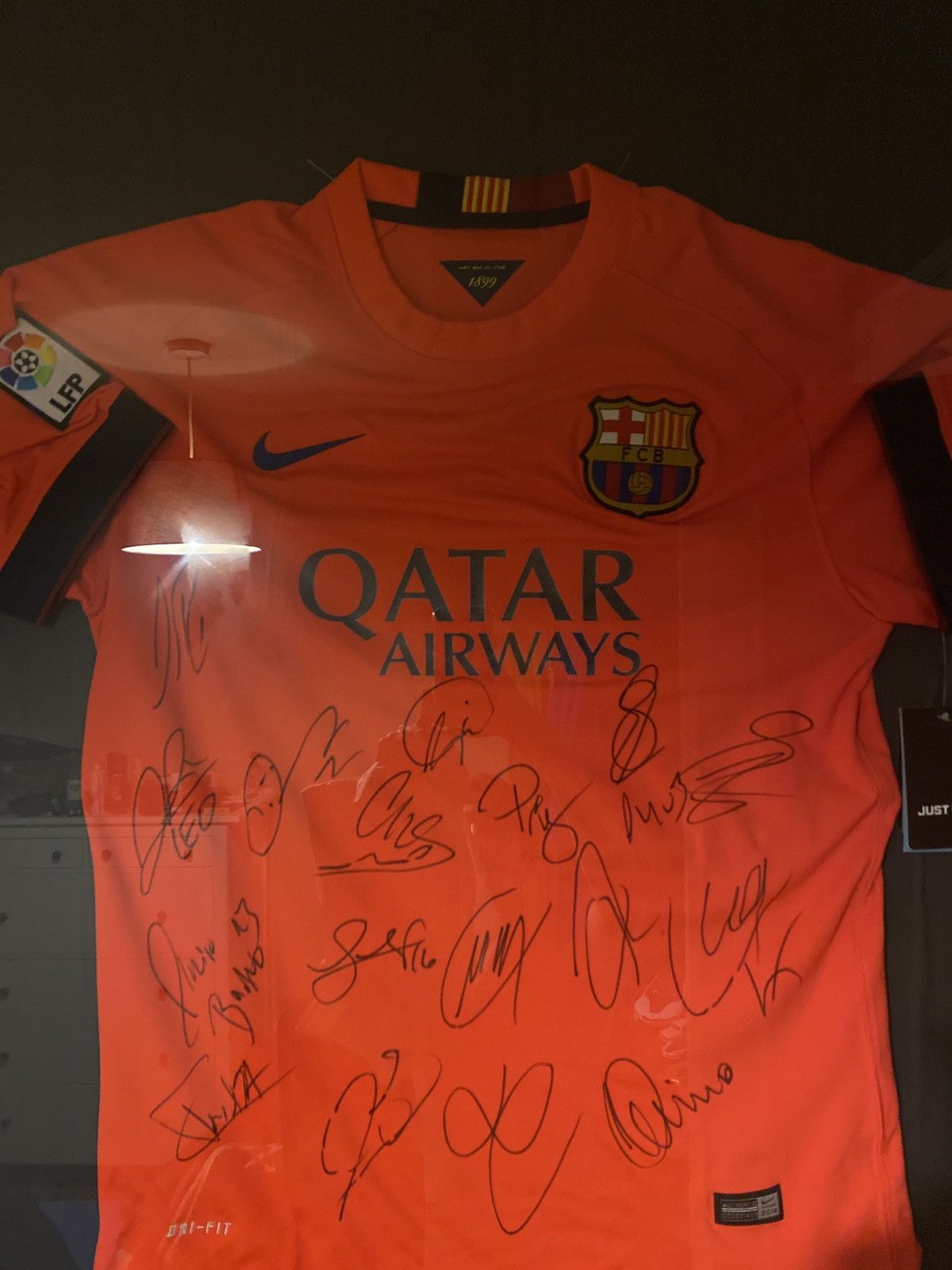 Barcelona Team Signed 2015 Jersey Treble Winners, Including Neymar a –  Sports Online