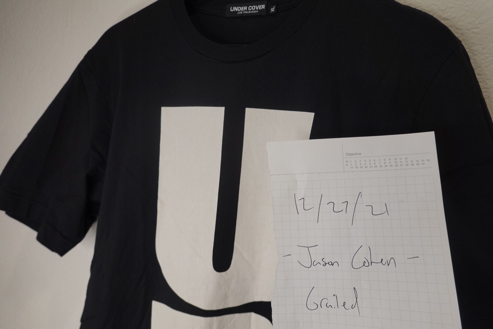 Undercover Undercover "U" T-Shirt Size US XL / EU 56 / 4 - 7 Thumbnail