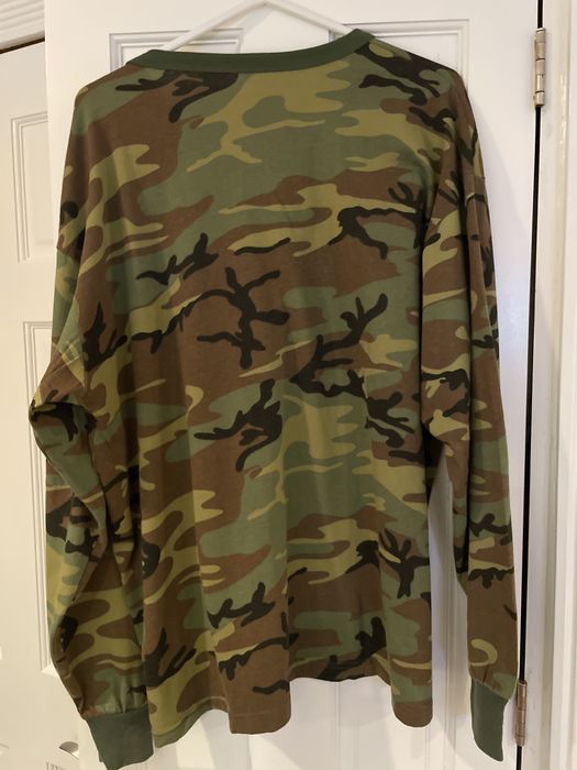 Yeezy Season Yeezy Season 2 Camo Long Sleeve Invite Shirt Size