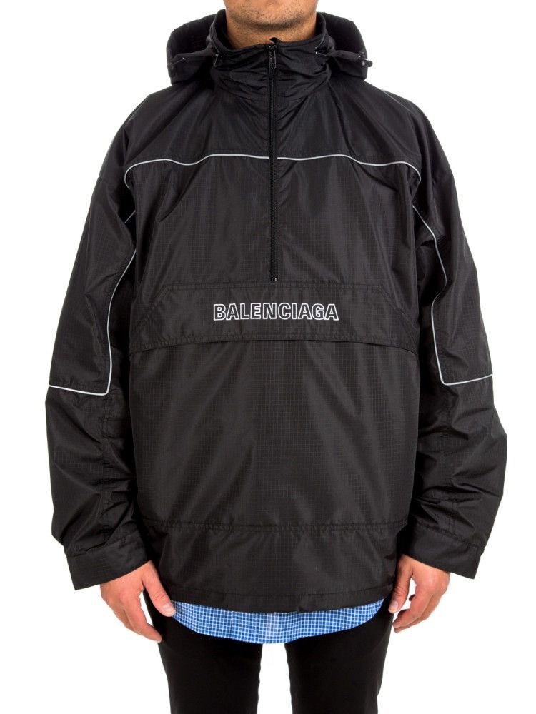 Balenciaga Balenciaga 80s Ripstop Logo Windbreaker Size US M / EU 48-50 / 2 - 18 Thumbnail