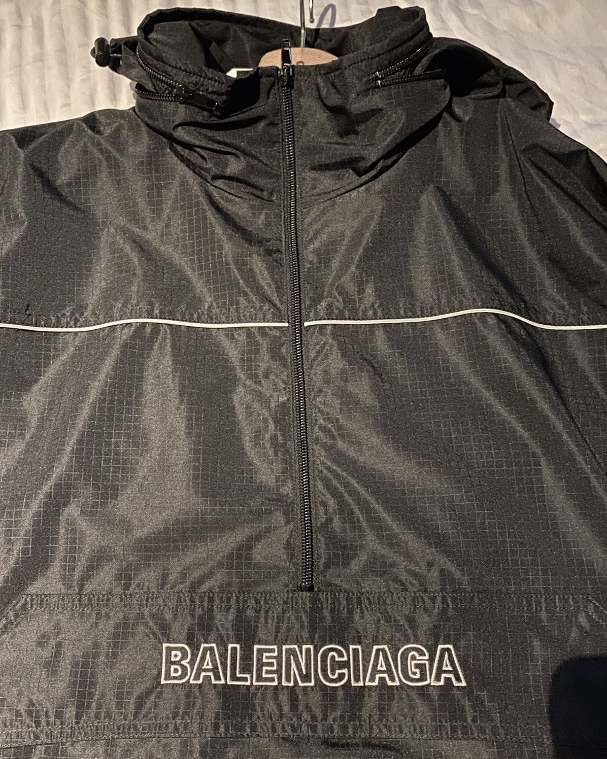 Balenciaga Balenciaga 80s Ripstop Logo Windbreaker Size US M / EU 48-50 / 2 - 9 Thumbnail