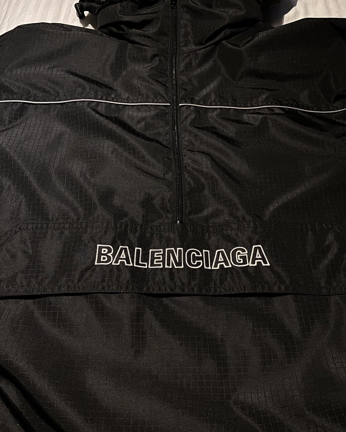 Balenciaga Balenciaga 80s Ripstop Logo Windbreaker Size US M / EU 48-50 / 2 - 14 Thumbnail