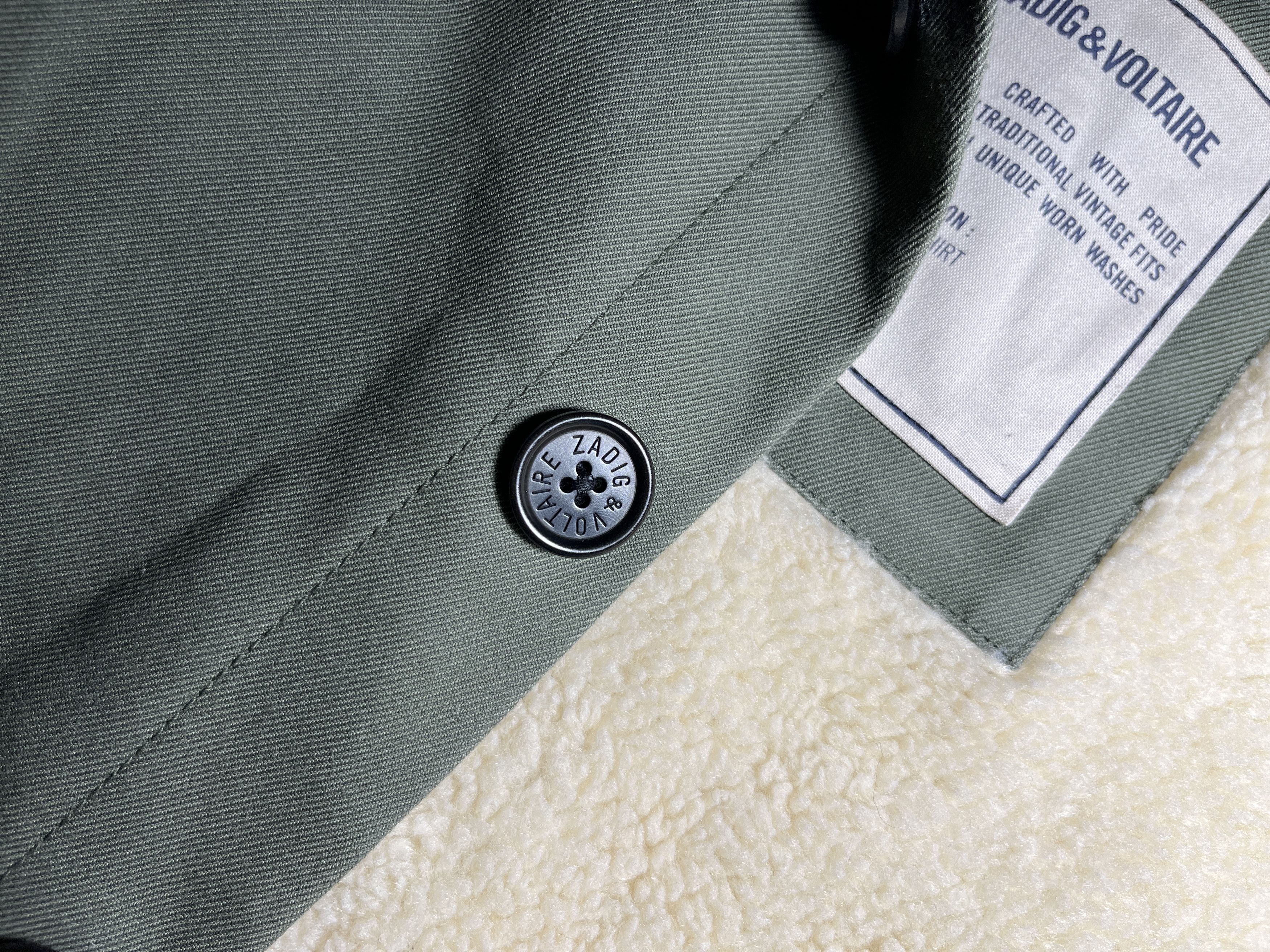 Zadig & Voltaire ZADIG VOLTAIRE Blake Army Sherpa Military Deck Jacket Size US S / EU 44-46 / 1 - 5 Thumbnail