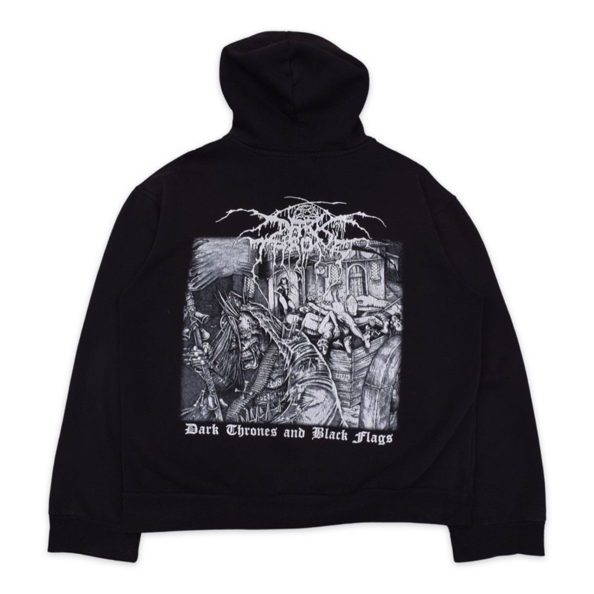 Band Tees × Vintage OG Darkthrone “Dark Thrones and Black Flags” Zip ...