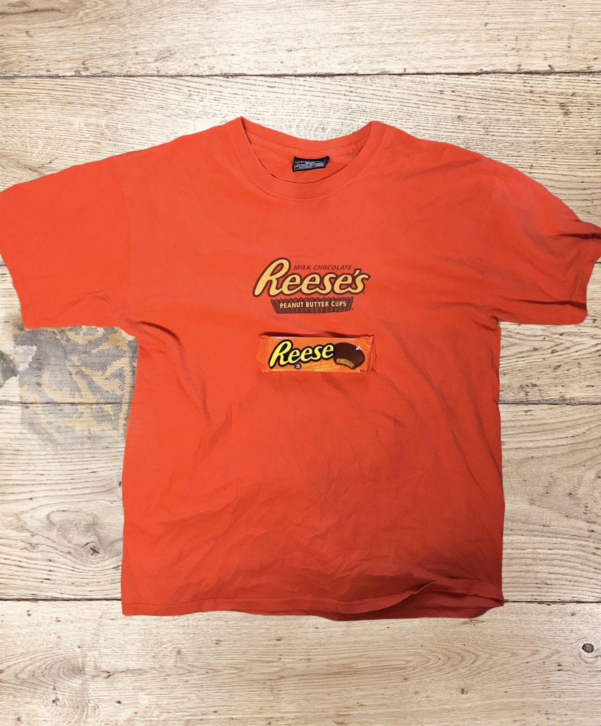 Dime × Japanese Brand × Vintage Reese’s peanut chocolate 🍫 🥜 butter cups large T-shirt Size US L / EU 52-54 / 3 - 1 Thumbnail