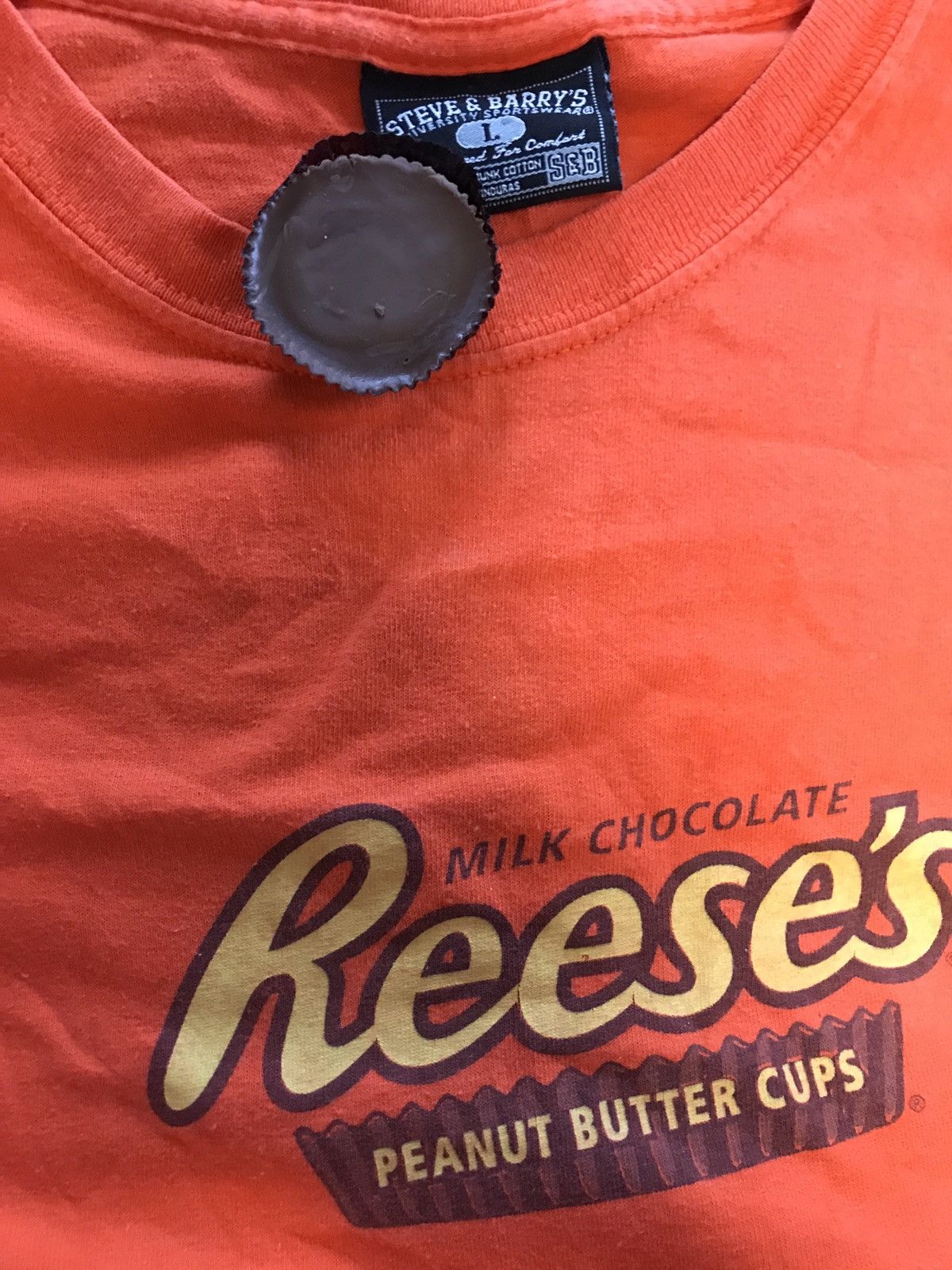 Dime × Japanese Brand × Vintage Reese’s peanut chocolate 🍫 🥜 butter cups large T-shirt Size US L / EU 52-54 / 3 - 3 Thumbnail