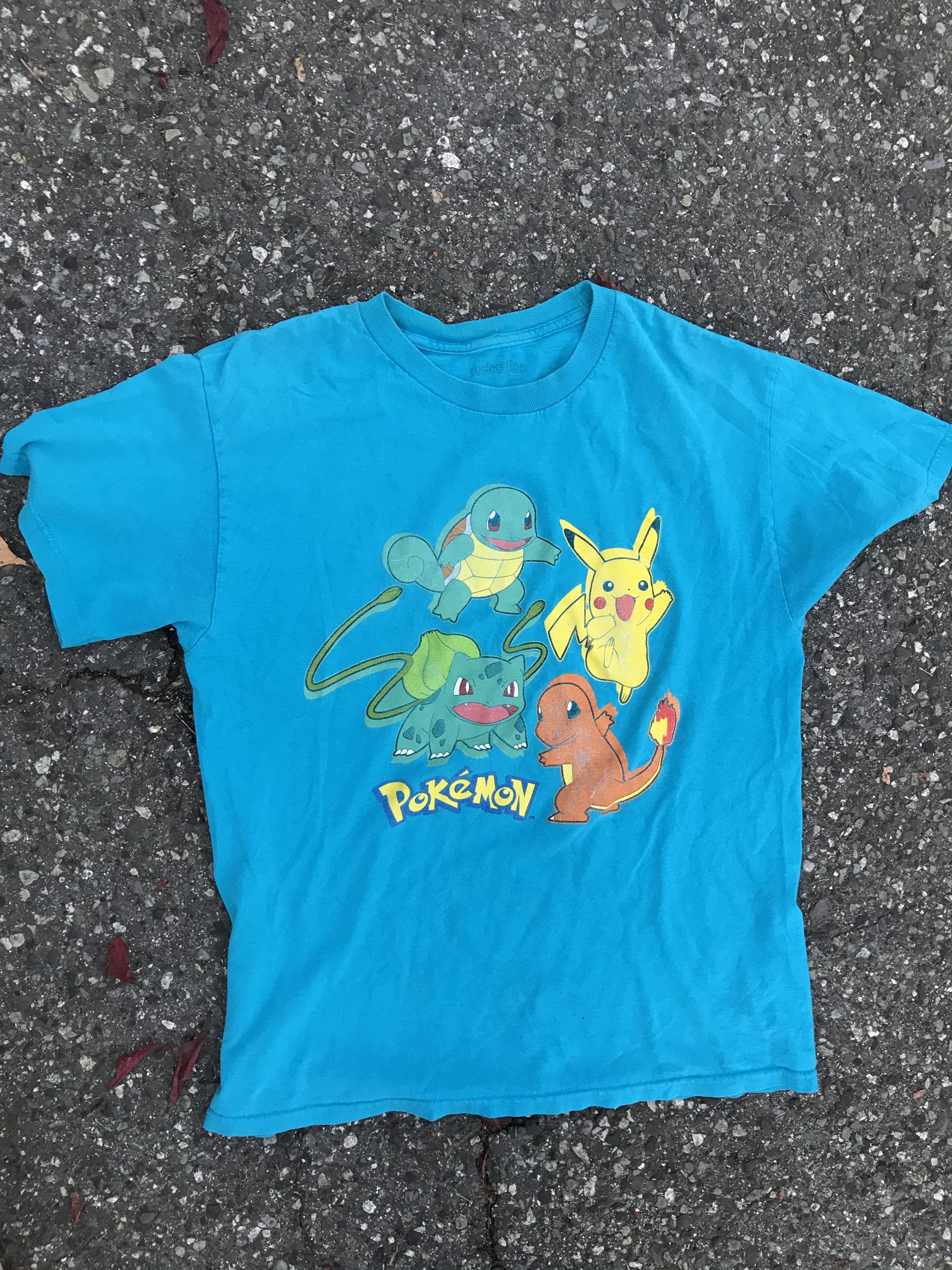 Cartoon Network × Pokemon × Vintage Pokémon teal T-shirt large pikachu Size US L / EU 52-54 / 3 - 1 Thumbnail
