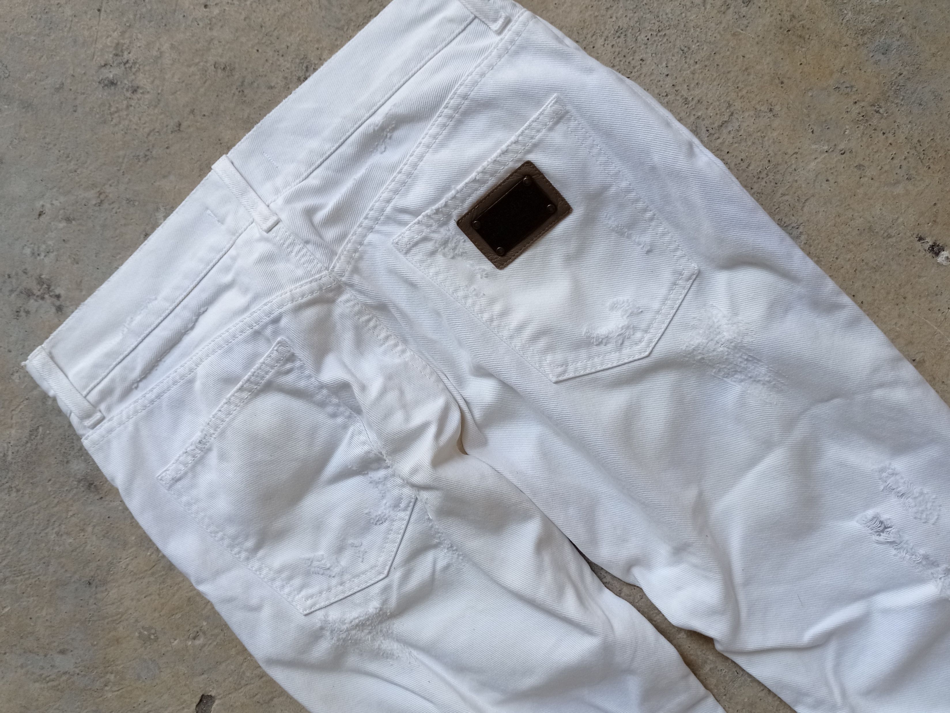 Dolce & Gabbana Dolce & Gabbana Distressed Biker Denim Pants Size US 32 / EU 48 - 7 Thumbnail