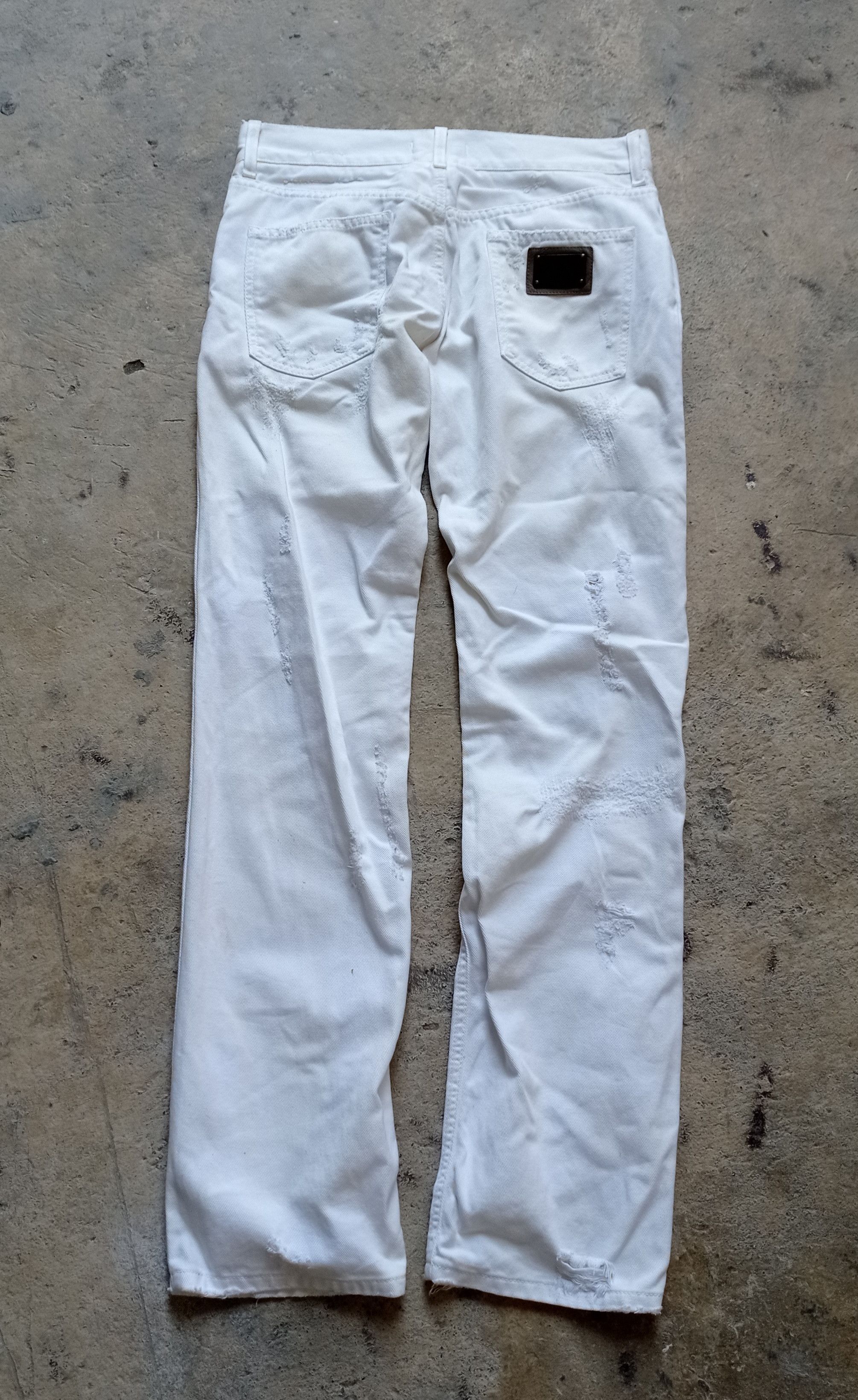 Dolce & Gabbana Dolce & Gabbana Distressed Biker Denim Pants Size US 32 / EU 48 - 4 Thumbnail
