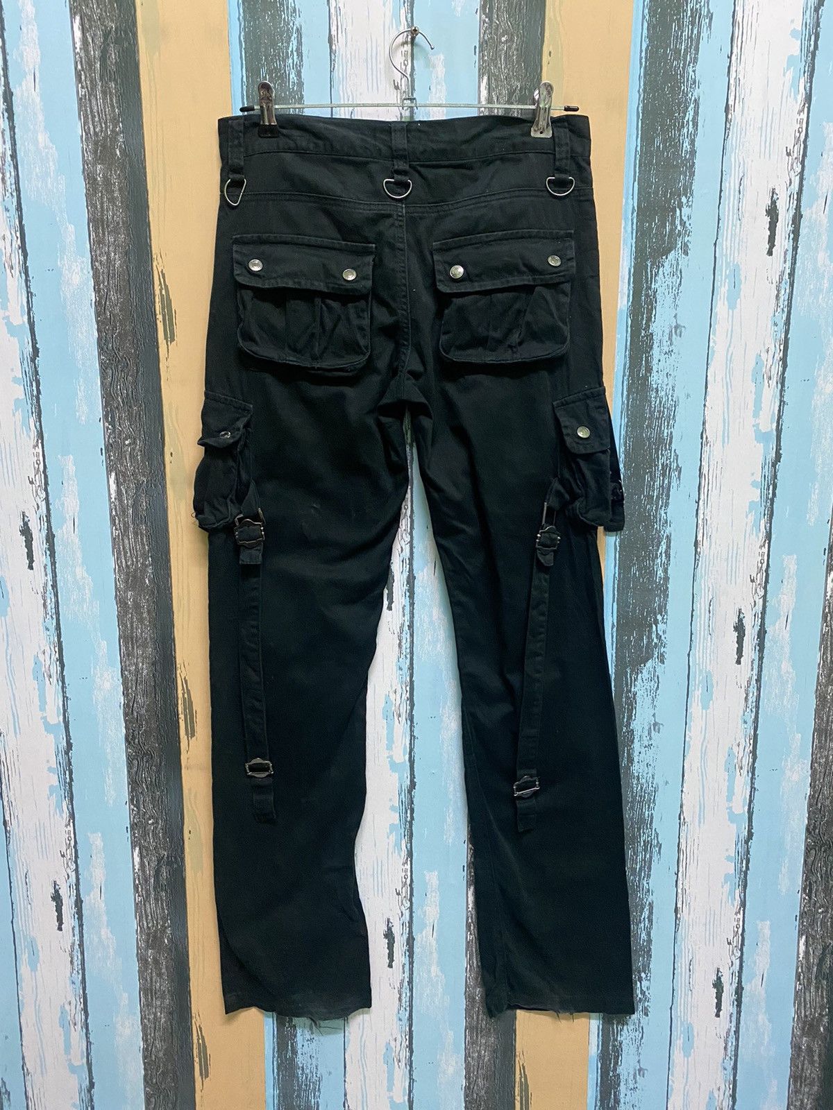 Japanese Brand Japanese Brand LowBox Bondage Multipocket Punk Cargo Pants Size US 30 / EU 46 - 9 Thumbnail