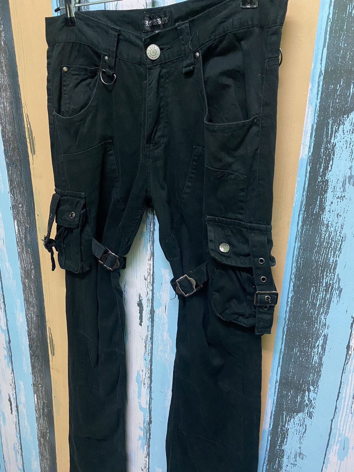 Japanese Brand Japanese Brand LowBox Bondage Multipocket Punk Cargo Pants Size US 30 / EU 46 - 13 Thumbnail