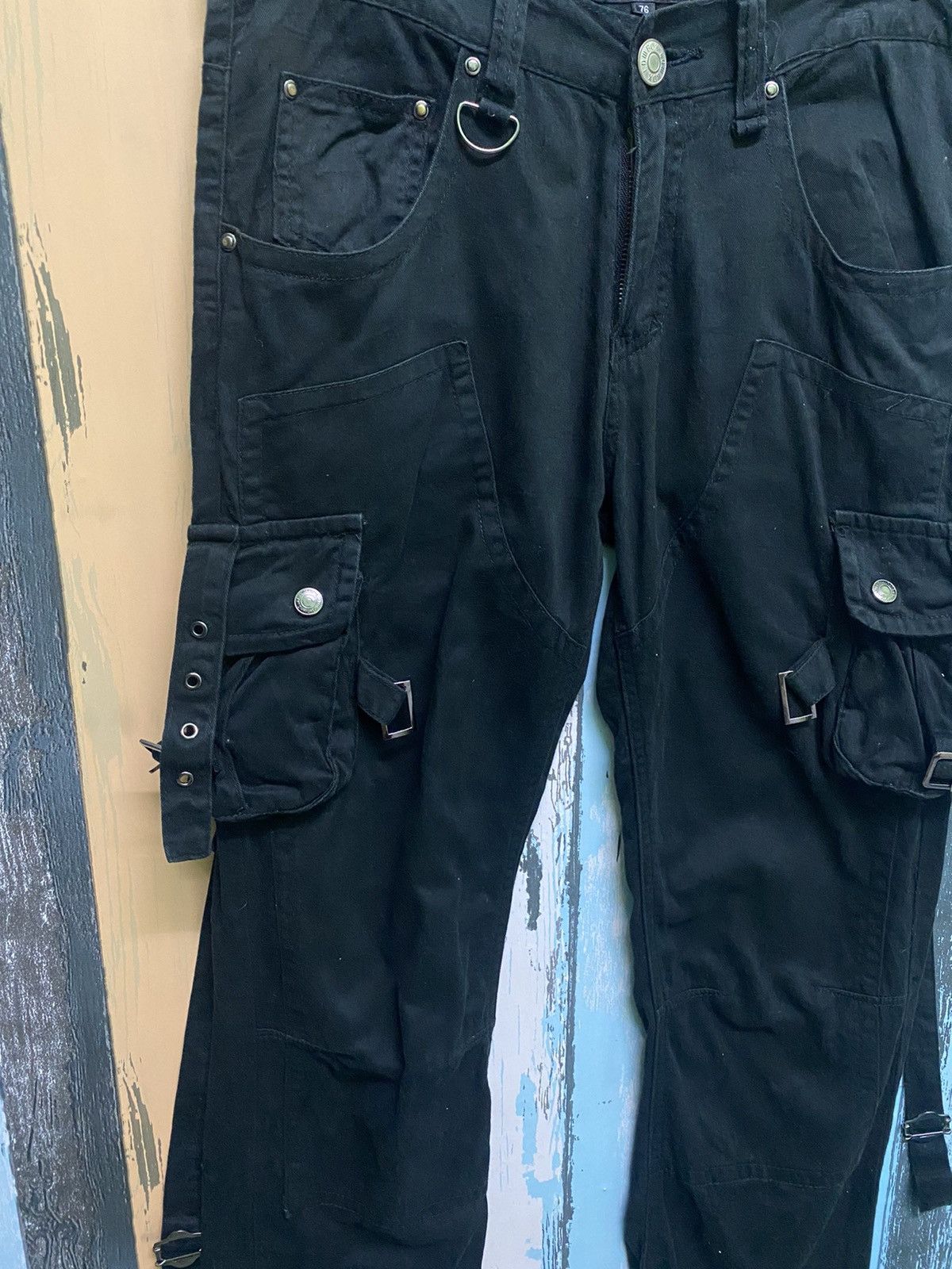Japanese Brand Japanese Brand LowBox Bondage Multipocket Punk Cargo Pants Size US 30 / EU 46 - 8 Thumbnail