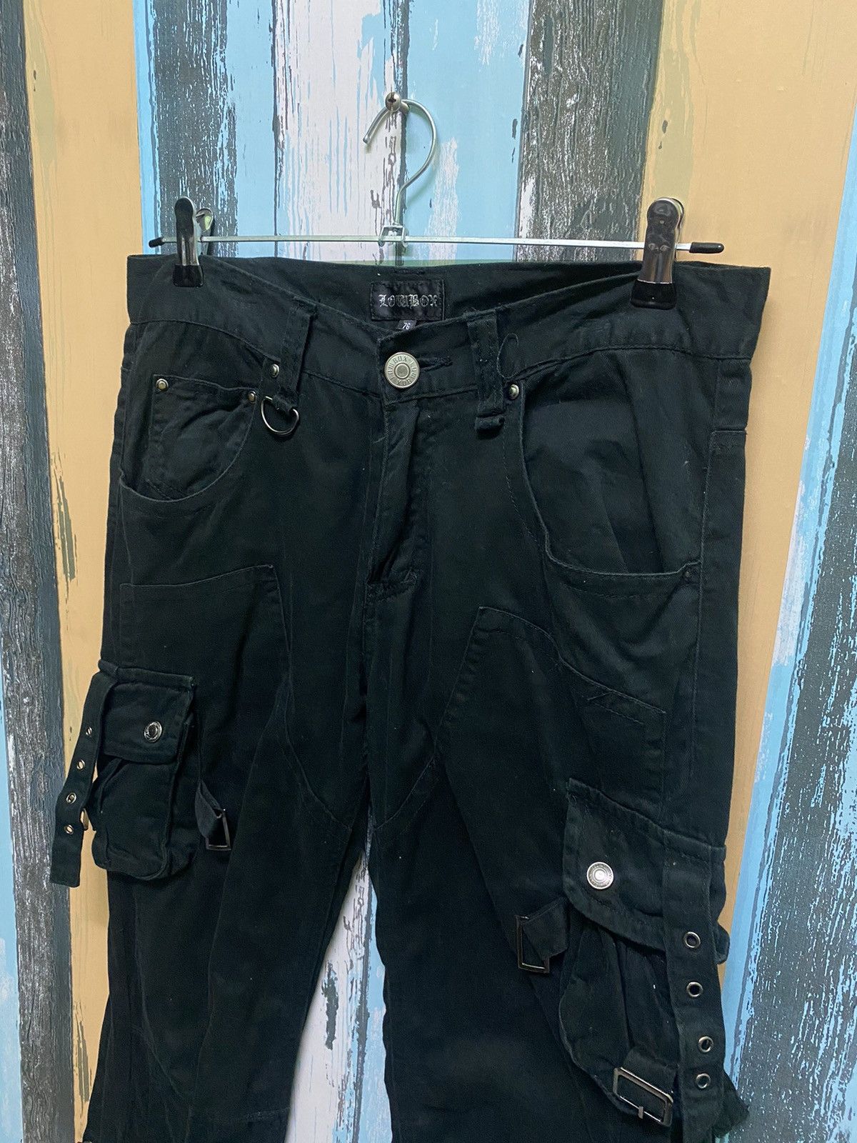 Japanese Brand Japanese Brand LowBox Bondage Multipocket Punk Cargo Pants Size US 30 / EU 46 - 6 Thumbnail