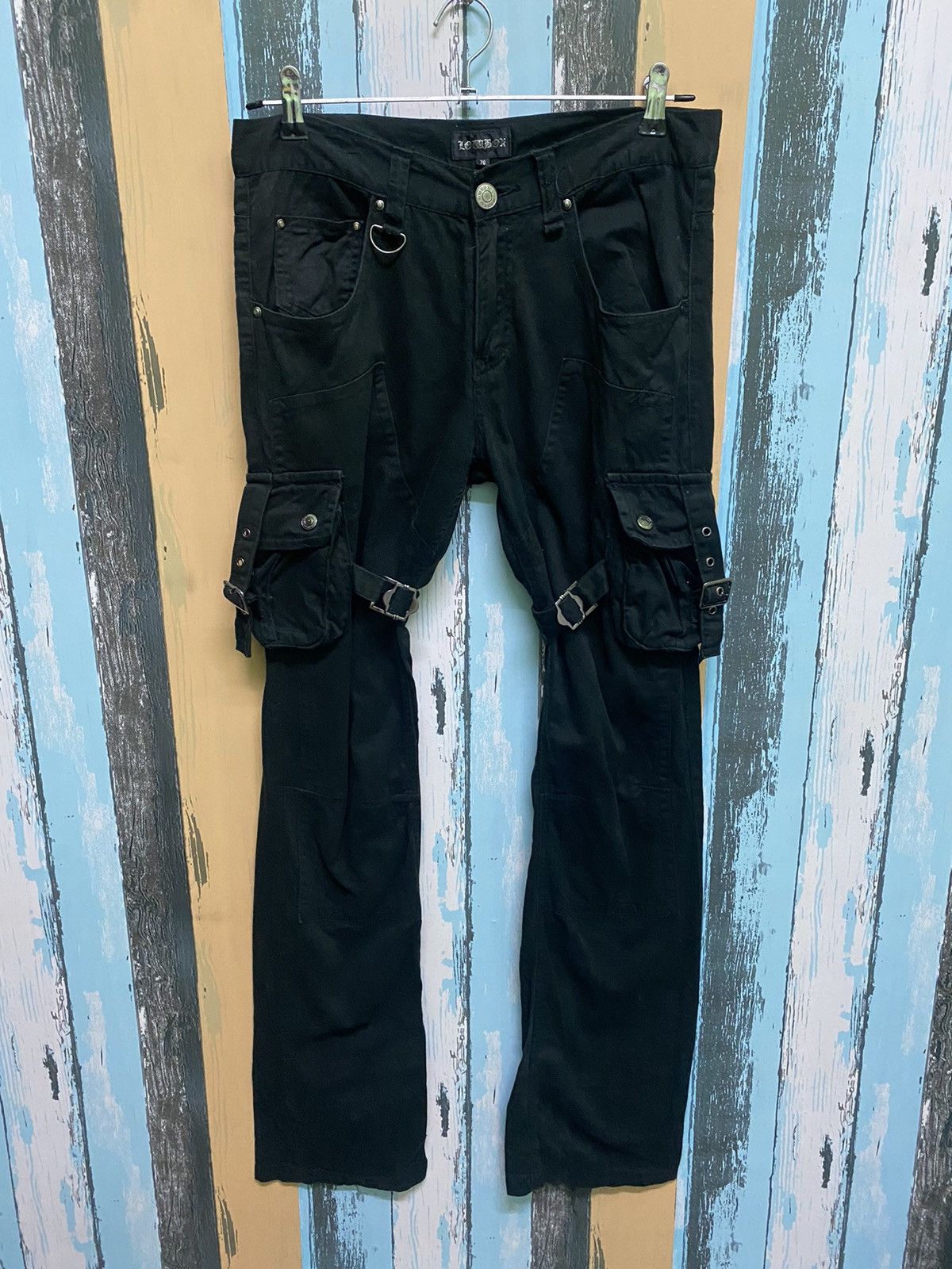 Japanese Brand Japanese Brand LowBox Bondage Multipocket Punk Cargo Pants Size US 30 / EU 46 - 14 Thumbnail