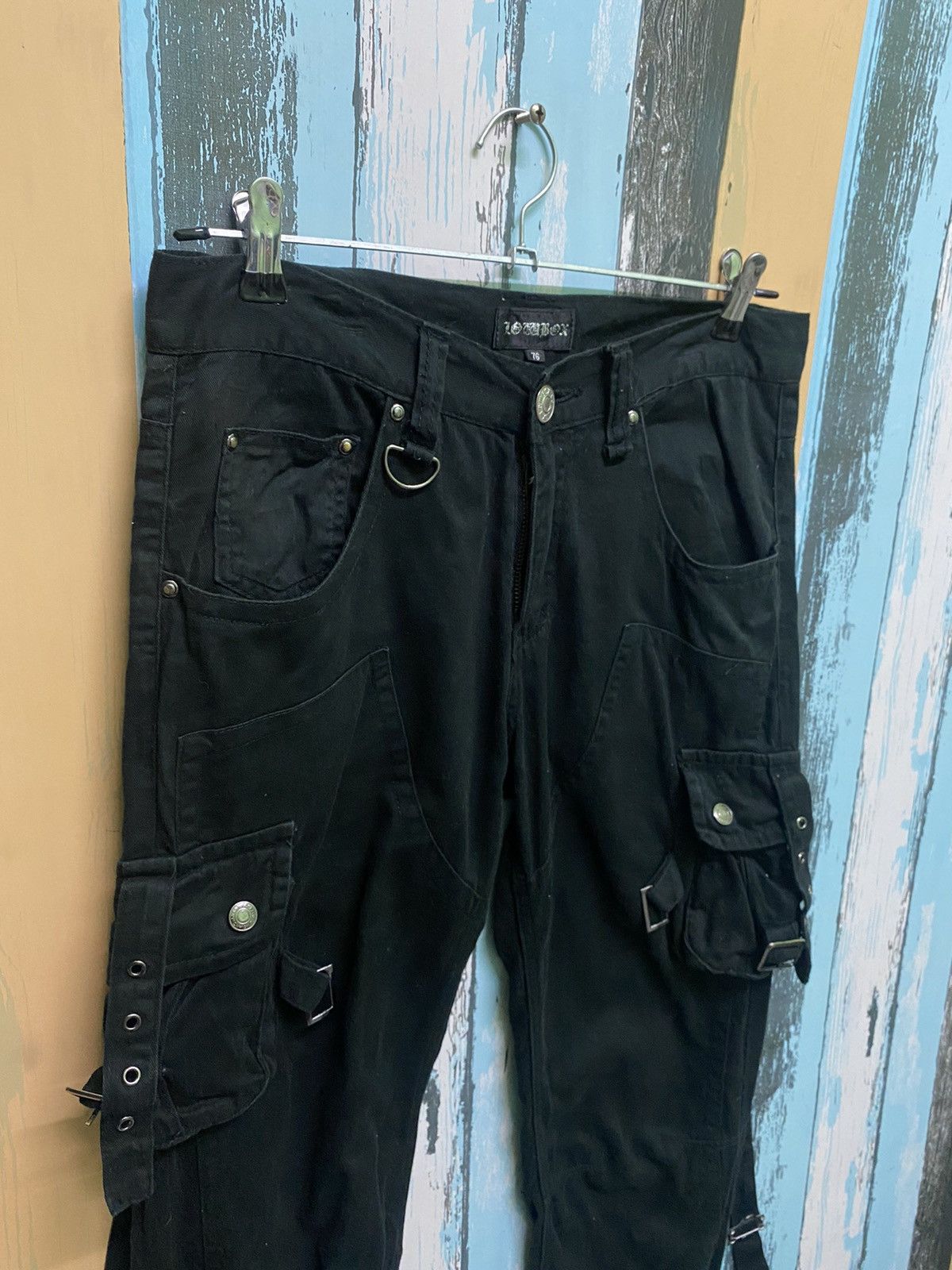 Japanese Brand Japanese Brand LowBox Bondage Multipocket Punk Cargo Pants Size US 30 / EU 46 - 5 Thumbnail