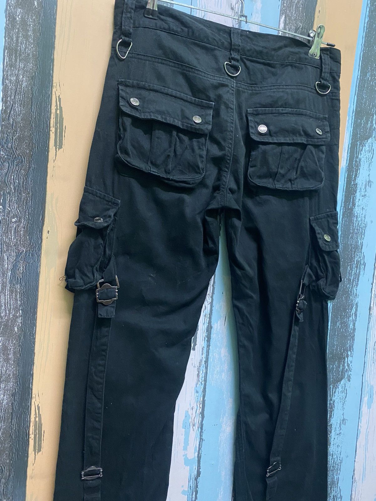 Japanese Brand Japanese Brand LowBox Bondage Multipocket Punk Cargo Pants Size US 30 / EU 46 - 12 Thumbnail