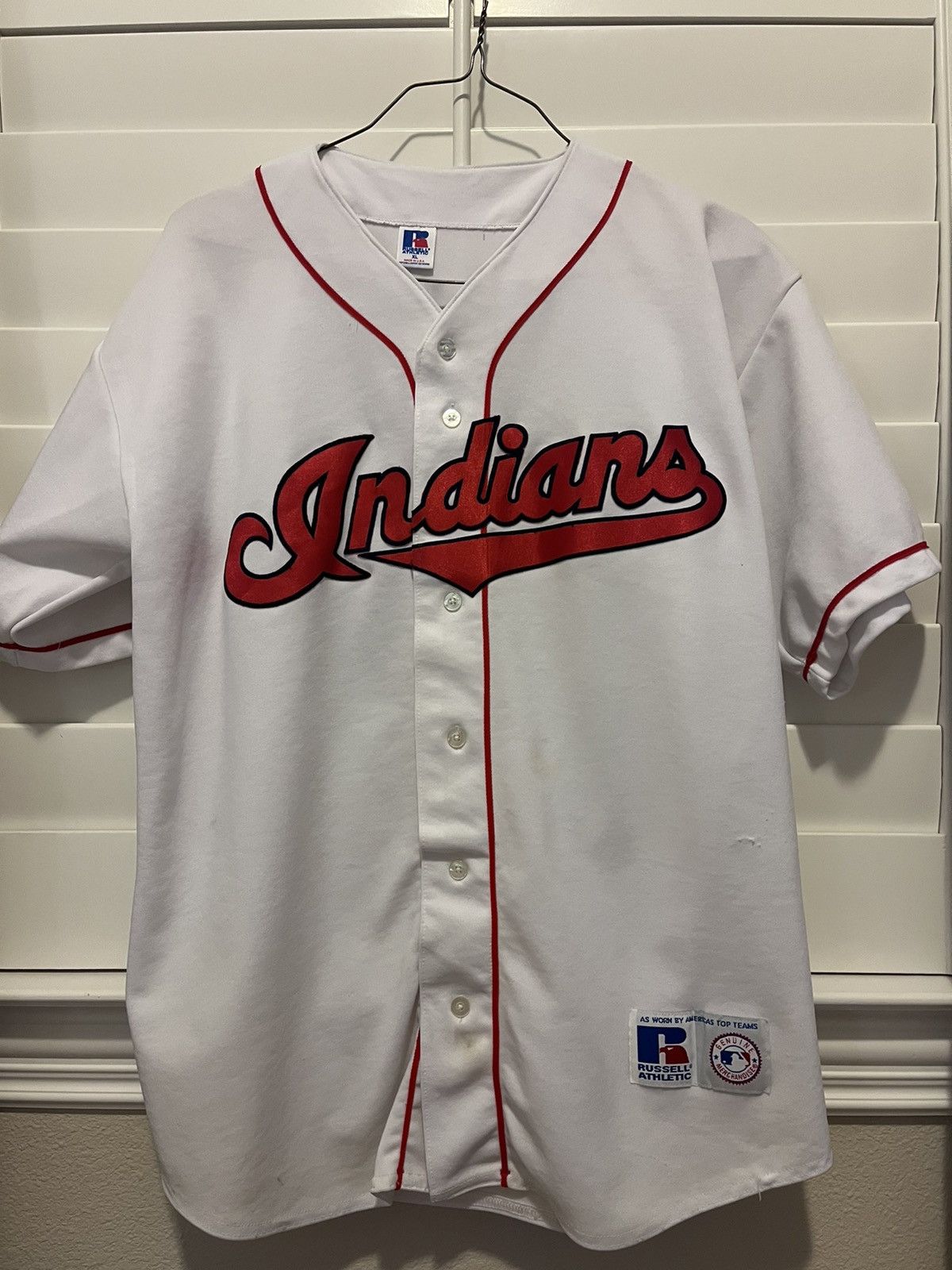 Russell Athletic Cleveland Indians 90s Diamond jersey 44