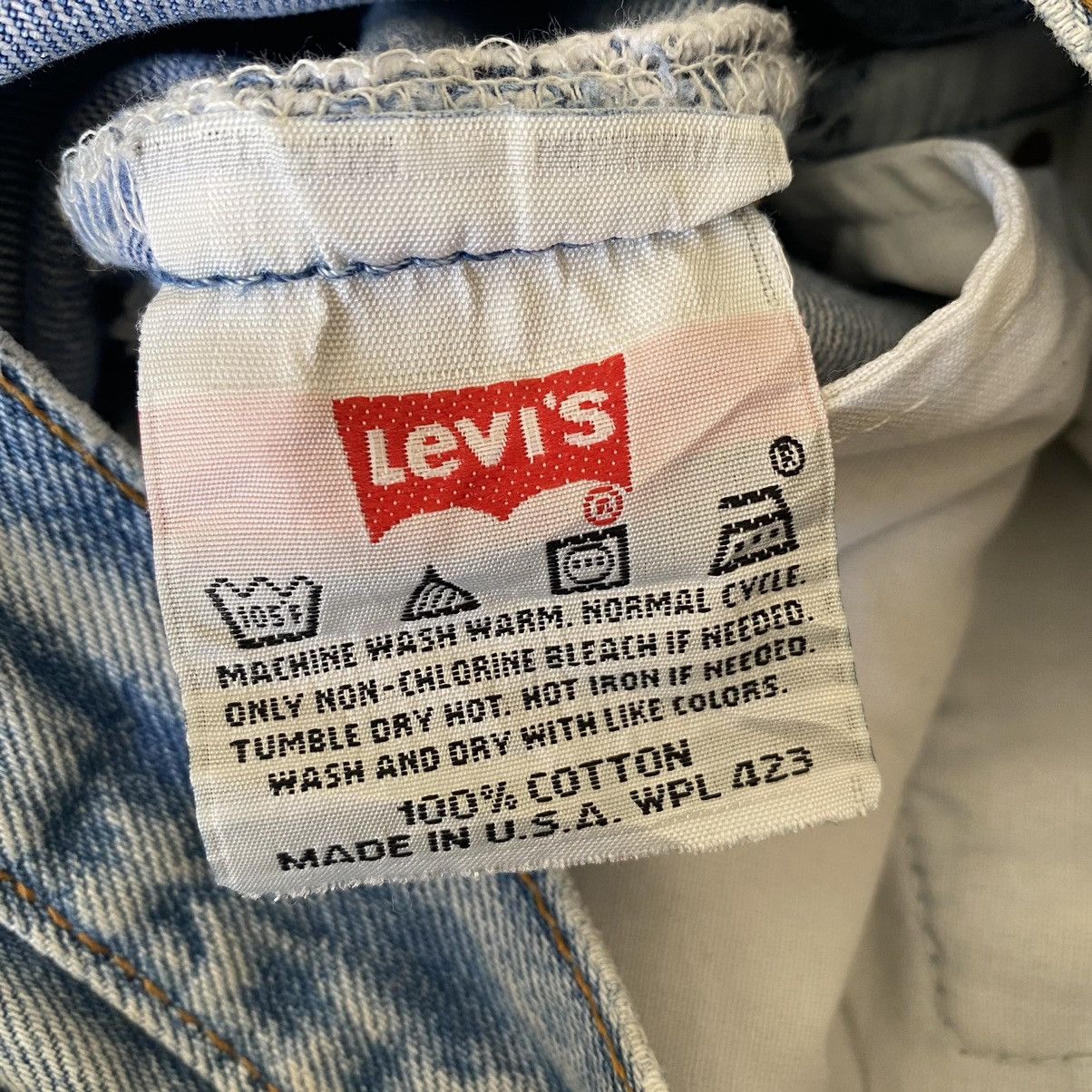 Levi's Vintage Levis 501 Distressed Lightwash Cropped Size US 30 / EU 46 - 15 Thumbnail