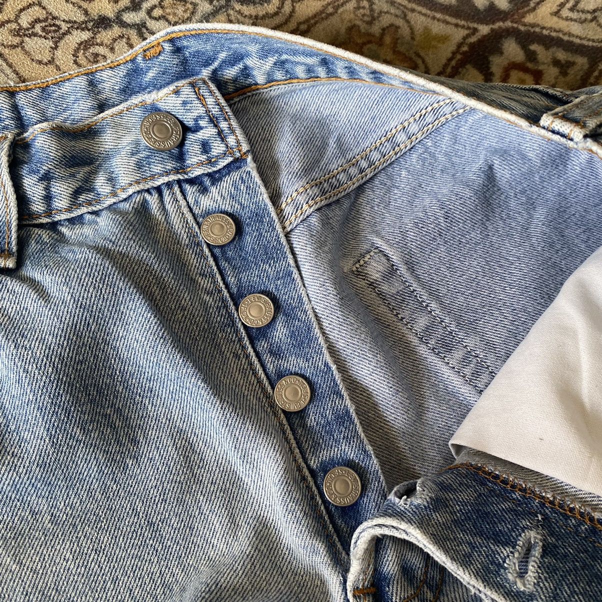 Levi's Vintage Levis 501 Distressed Lightwash Cropped Size US 30 / EU 46 - 22 Thumbnail