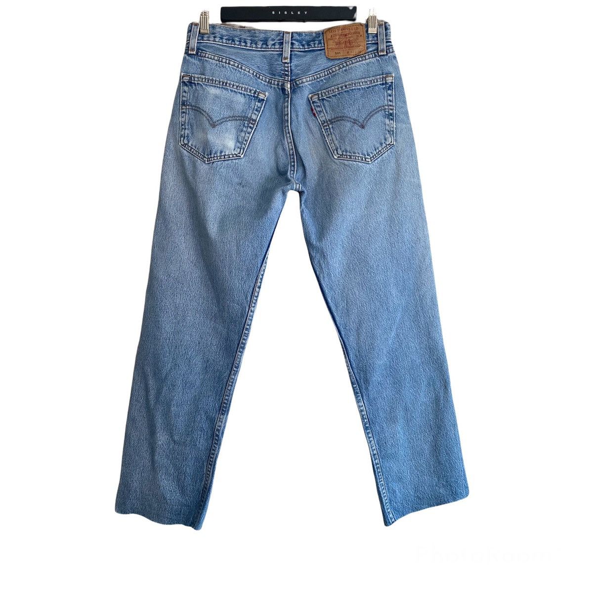 Levi's Vintage Levis 501 Distressed Lightwash Cropped Size US 30 / EU 46 - 2 Thumbnail