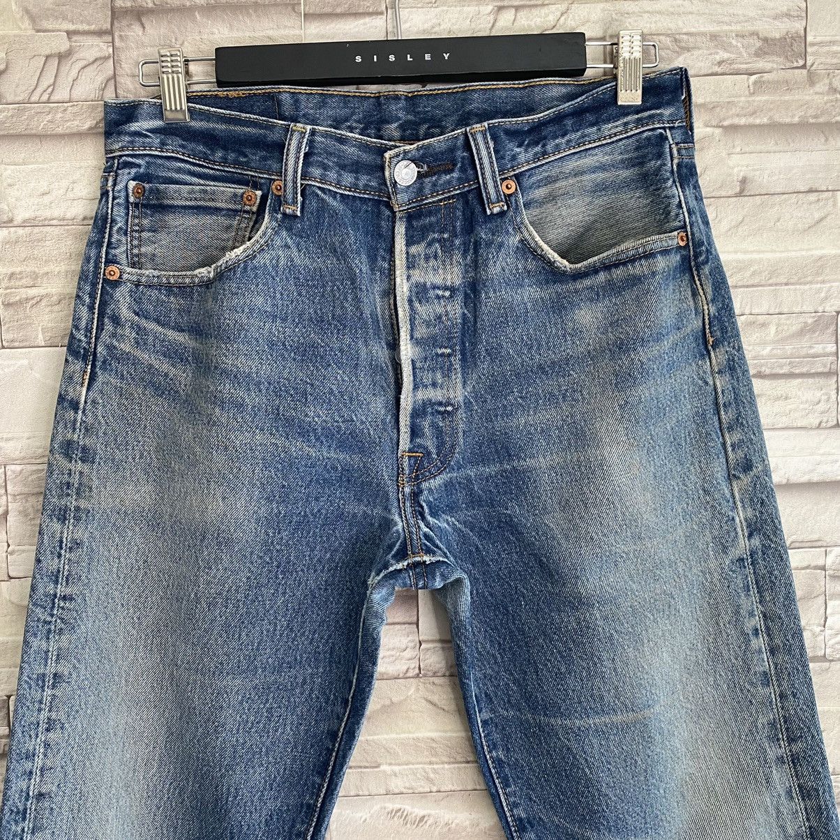 Levi's Levis 501 Distressed Jeans Stonewash Size US 32 / EU 48 - 5 Thumbnail
