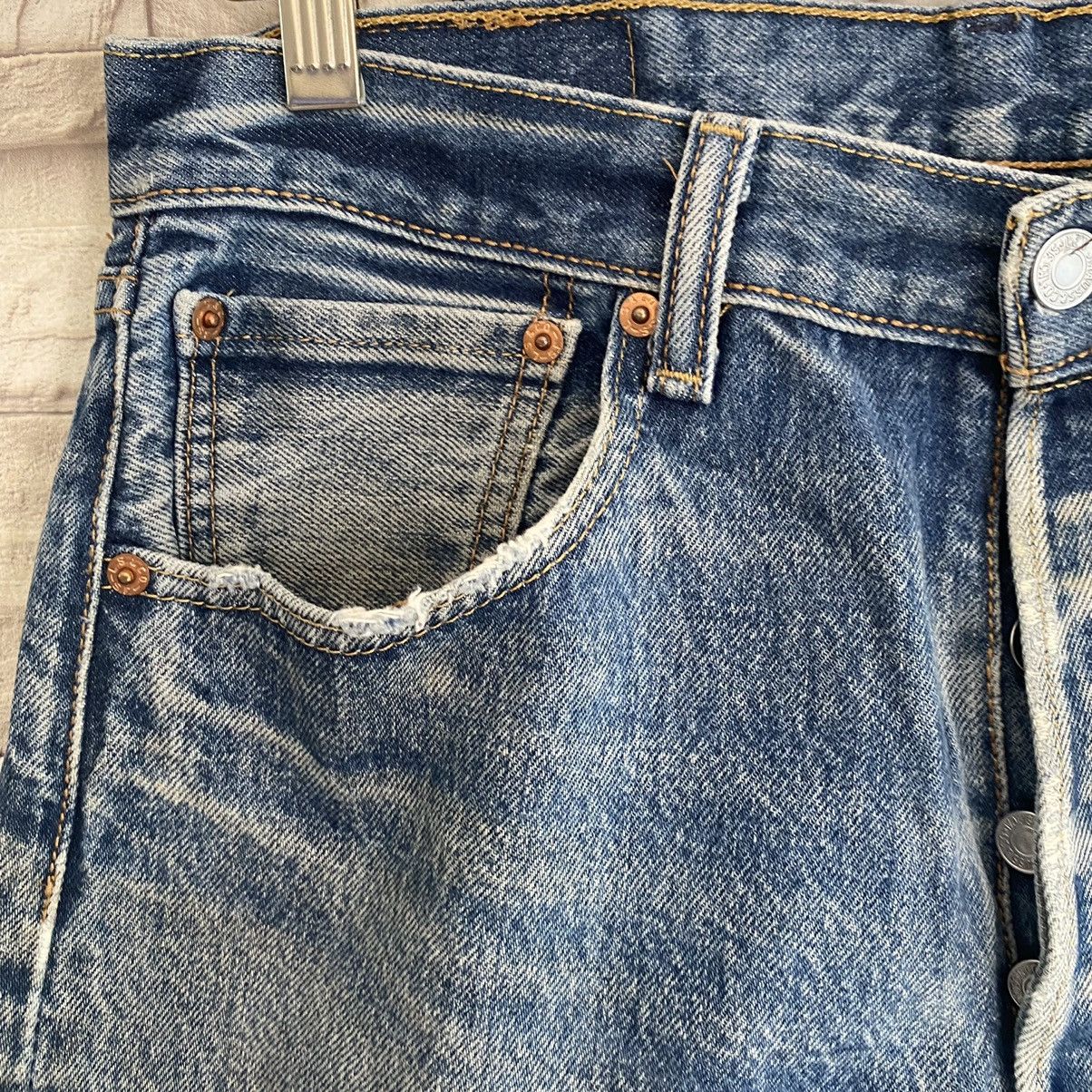 Levi's Levis 501 Distressed Jeans Stonewash Size US 32 / EU 48 - 9 Thumbnail