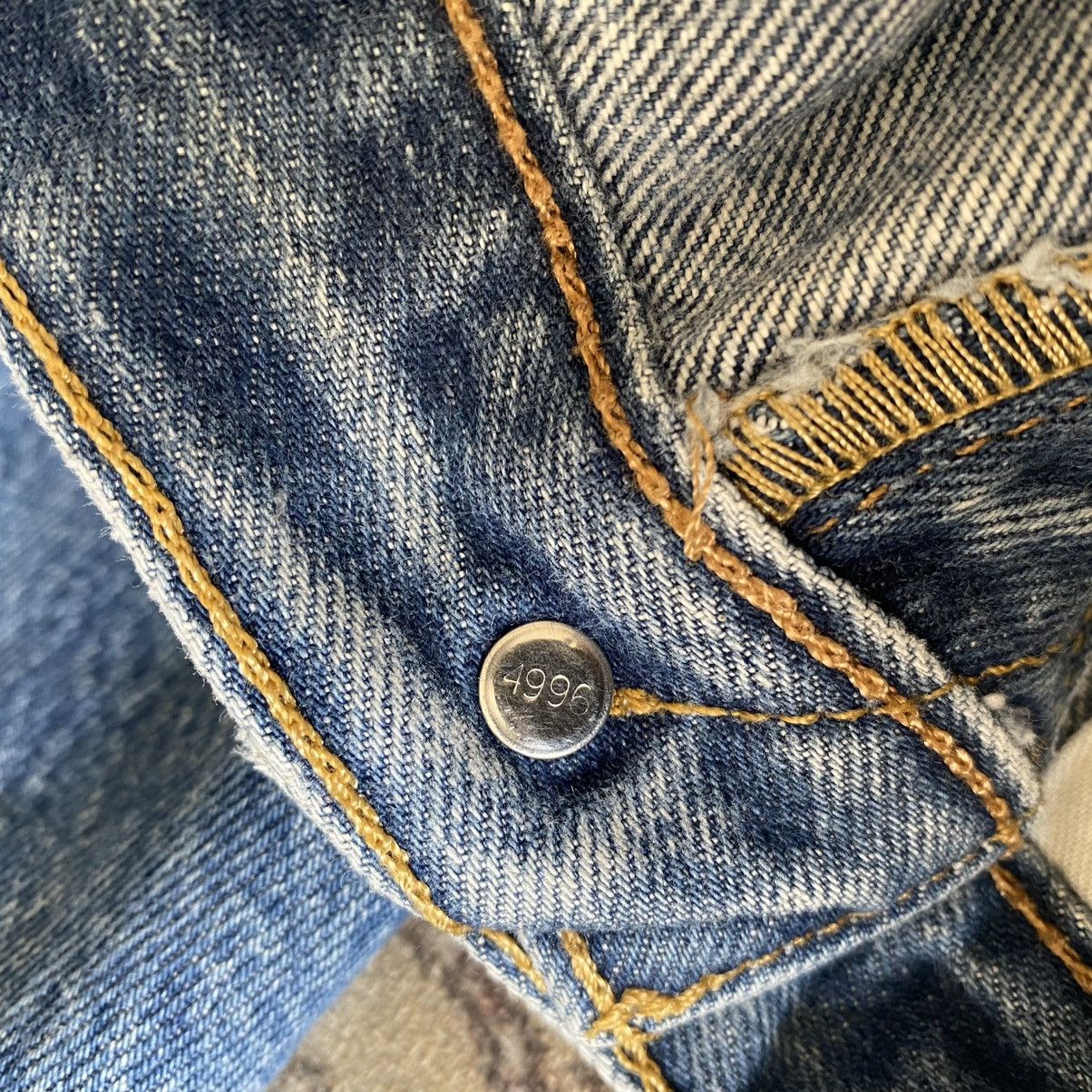 Levi's Levis 501 Distressed Jeans Stonewash Size US 32 / EU 48 - 15 Thumbnail