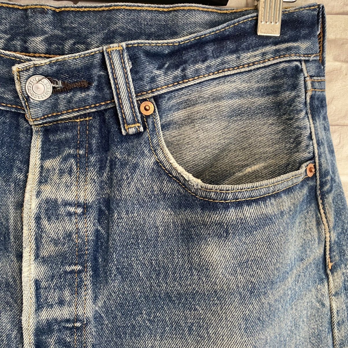 Levi's Levis 501 Distressed Jeans Stonewash Size US 32 / EU 48 - 10 Thumbnail