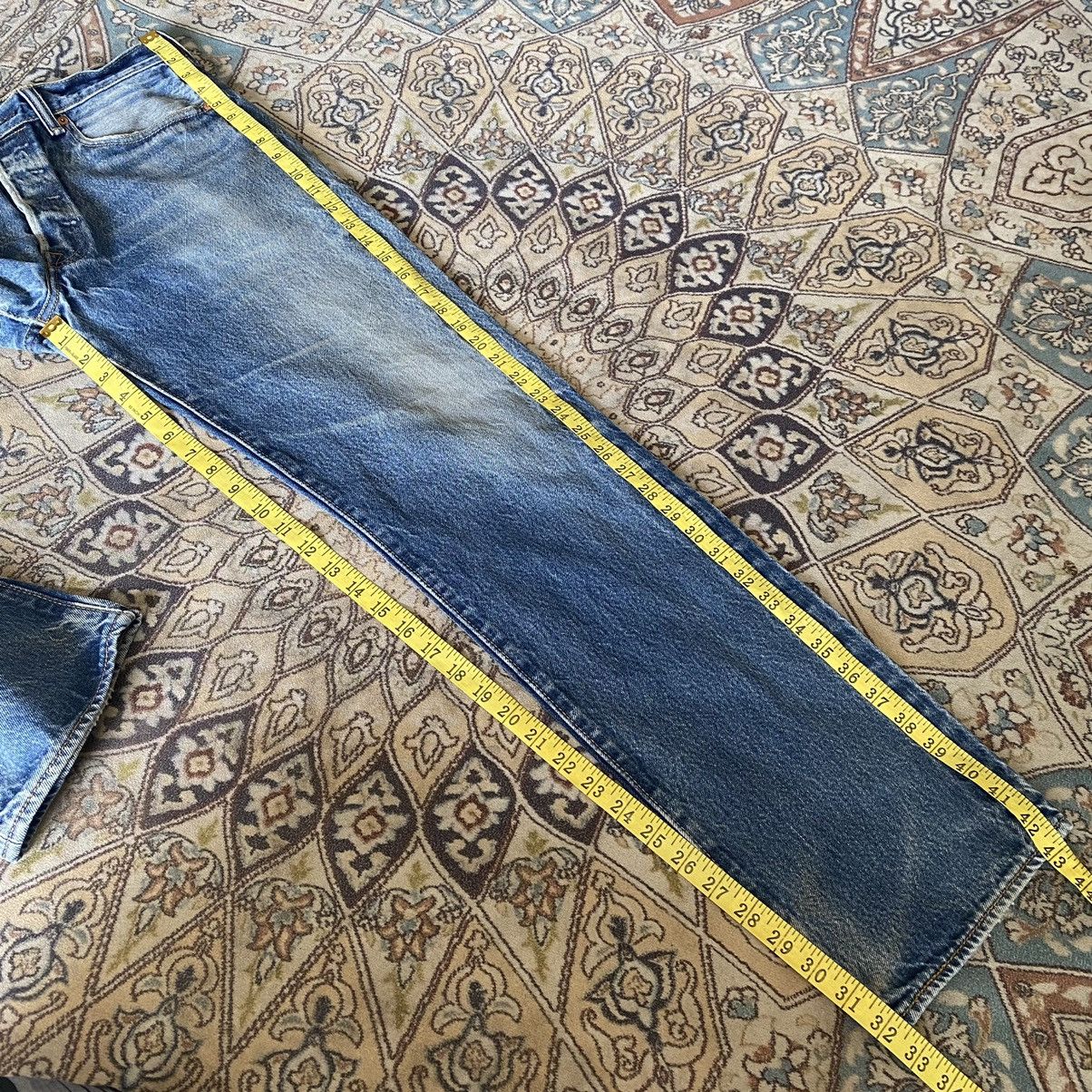 Levi's Levis 501 Distressed Jeans Stonewash Size US 32 / EU 48 - 19 Thumbnail