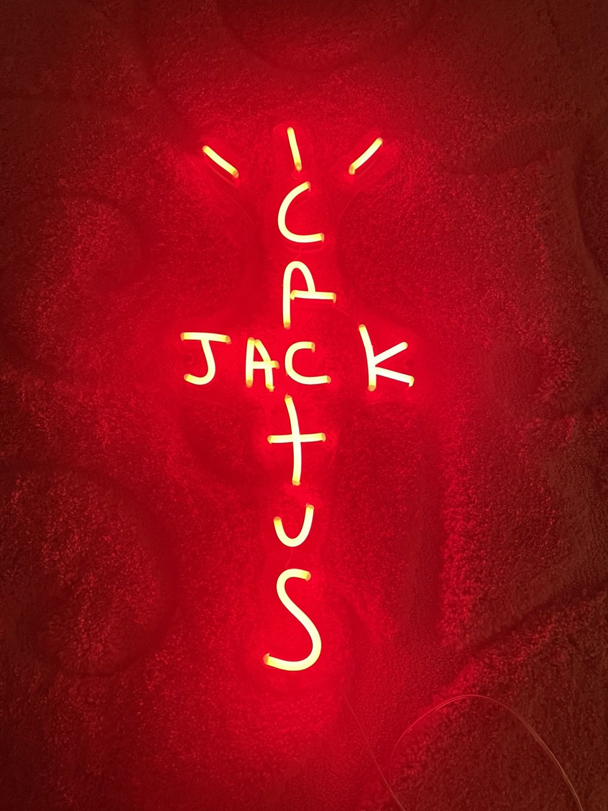 Travis Scott Cactus Jack Neon Sign | Grailed