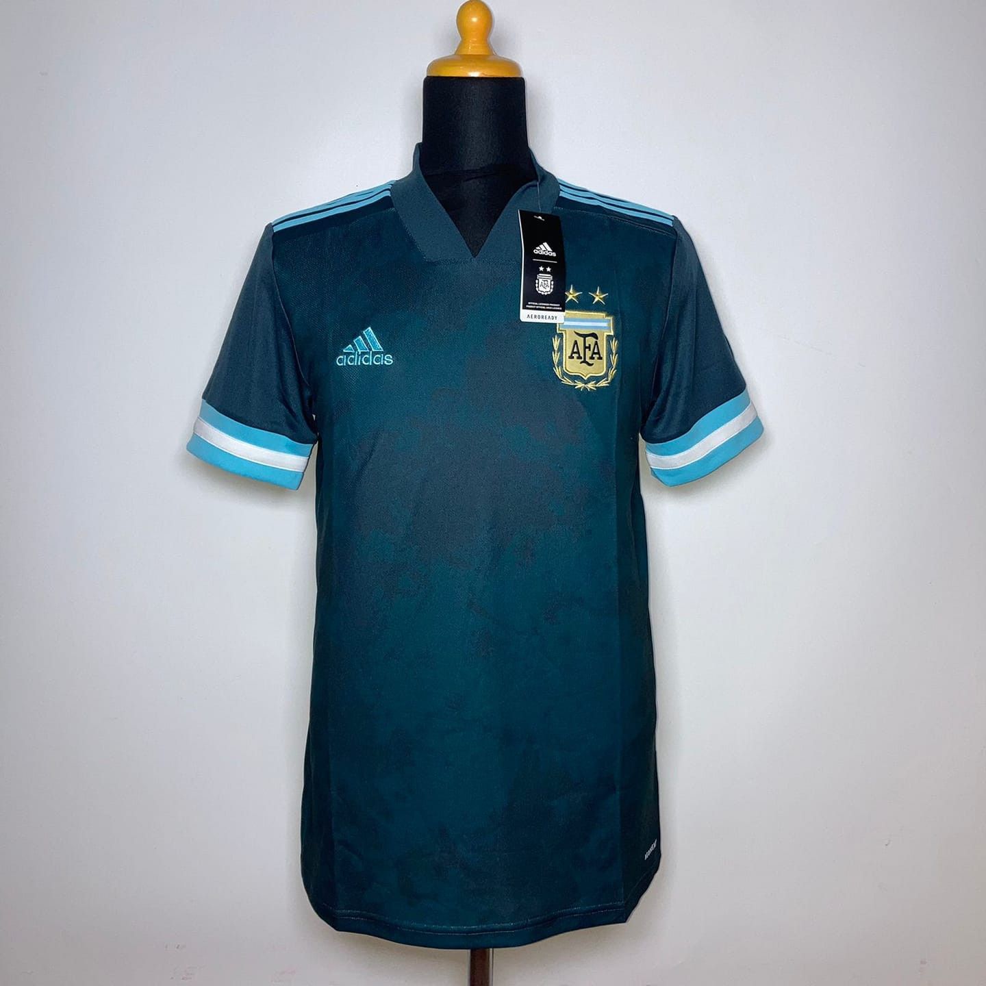 Argentina 2020 2021 Lionel Messi #10 Away Soccer Jersey Size XS Adidas  GE5473