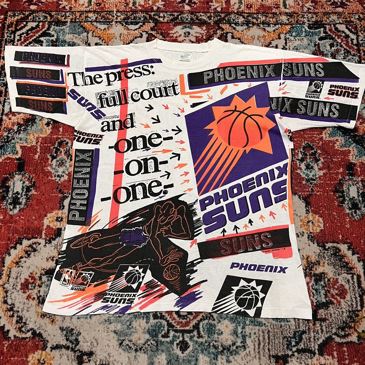 NBA Vintage Magic Johnson Ts Phoenix Suns All Over Print Size US XL / EU 56 / 4 - 1 Thumbnail