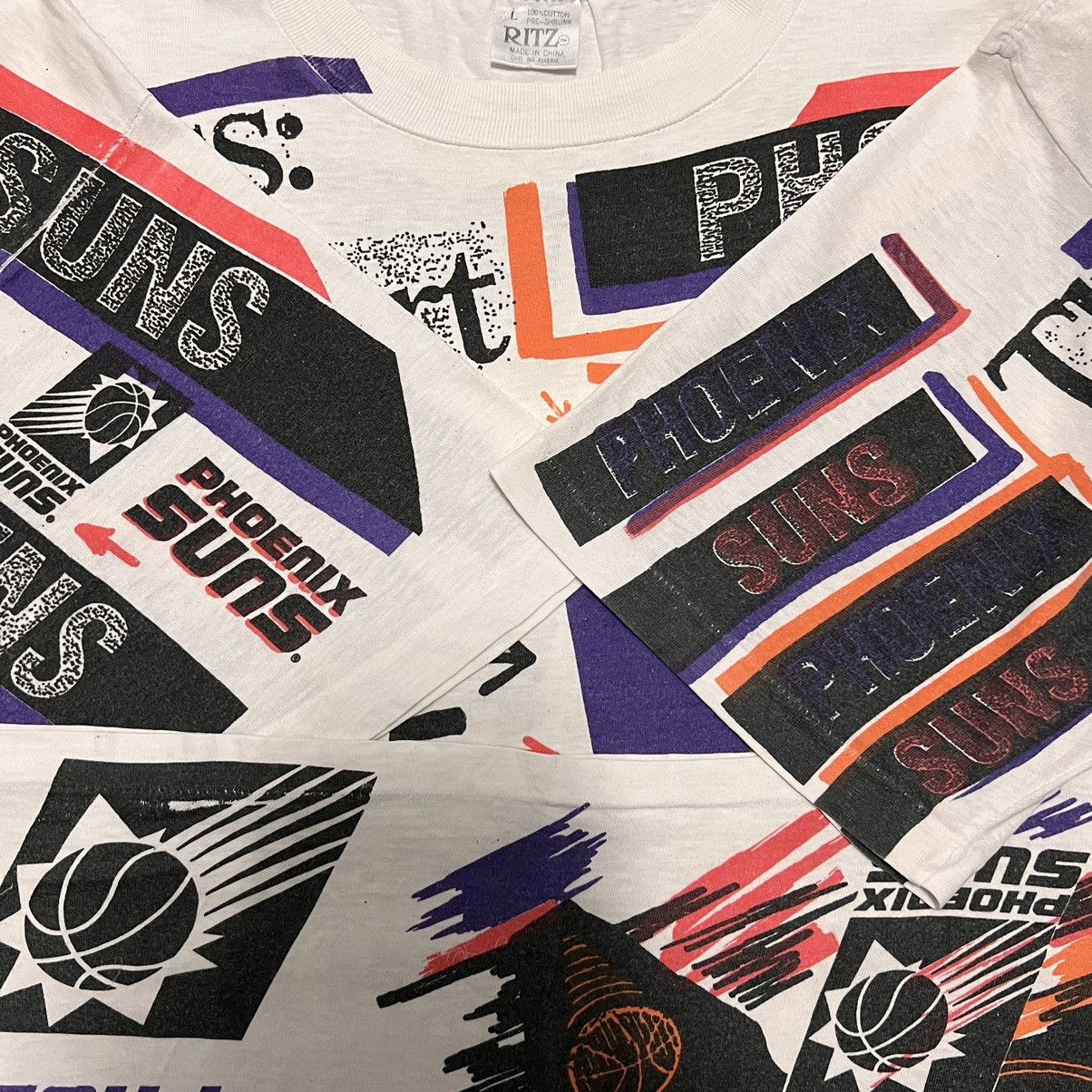 NBA Vintage Magic Johnson Ts Phoenix Suns All Over Print Size US XL / EU 56 / 4 - 9 Thumbnail