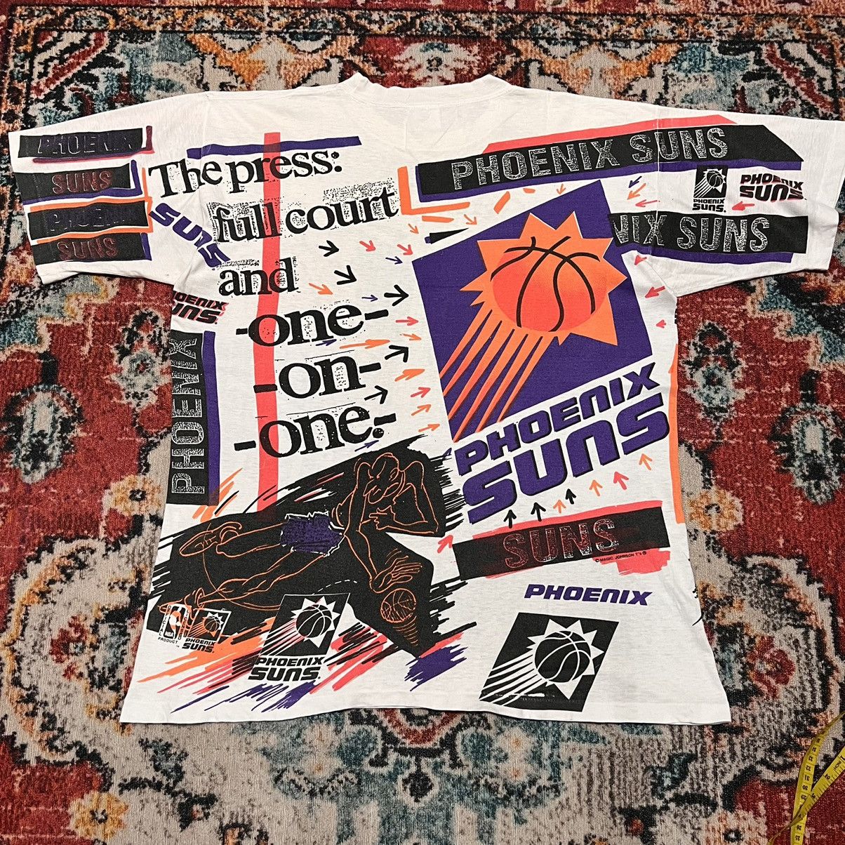 NBA Vintage Magic Johnson Ts Phoenix Suns All Over Print Size US XL / EU 56 / 4 - 5 Thumbnail