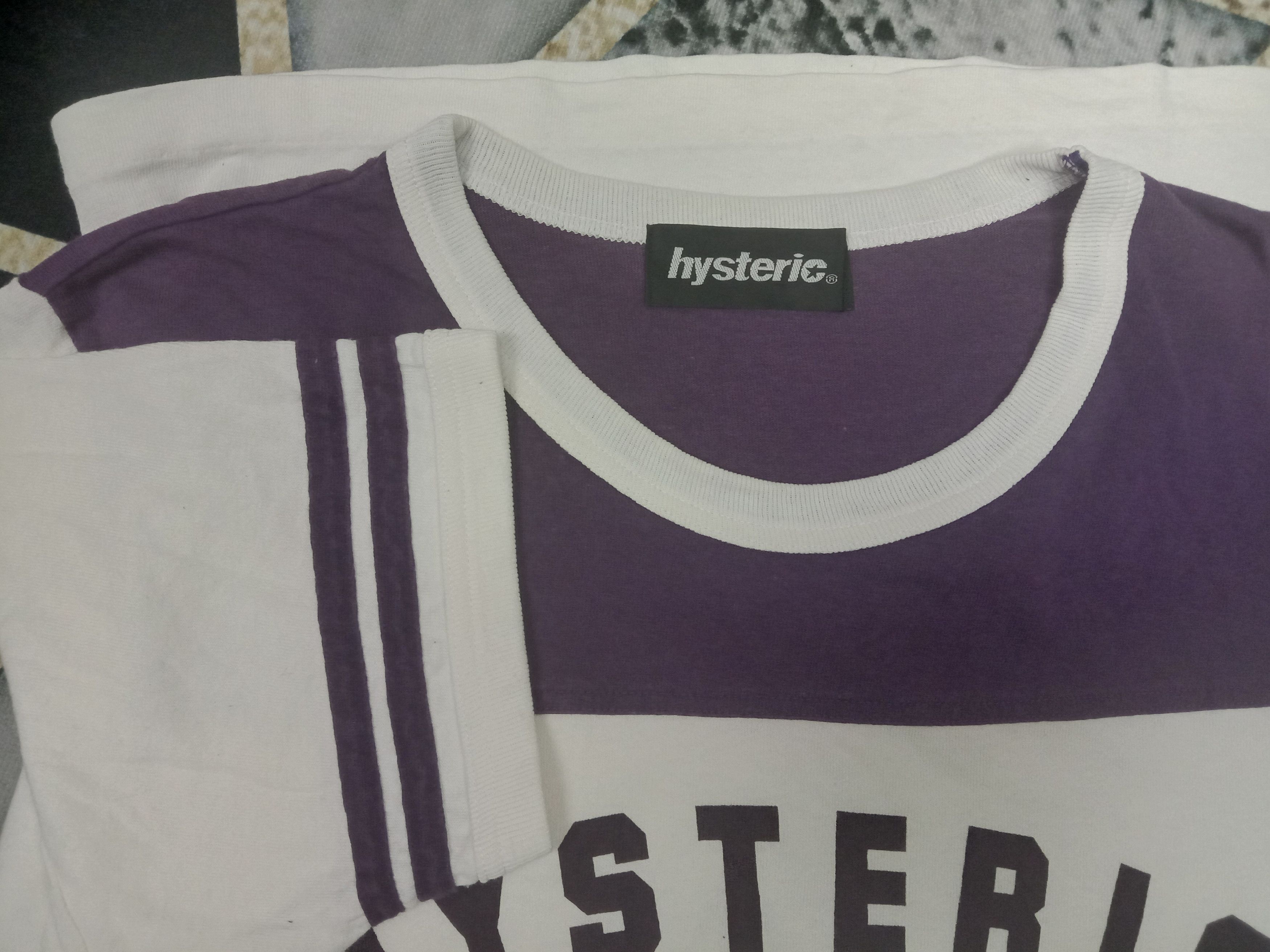 Hysteric Glamour Vintage Hysteric Glamour H.M.F Raglan Ringer T-shirt Size US M / EU 48-50 / 2 - 3 Thumbnail