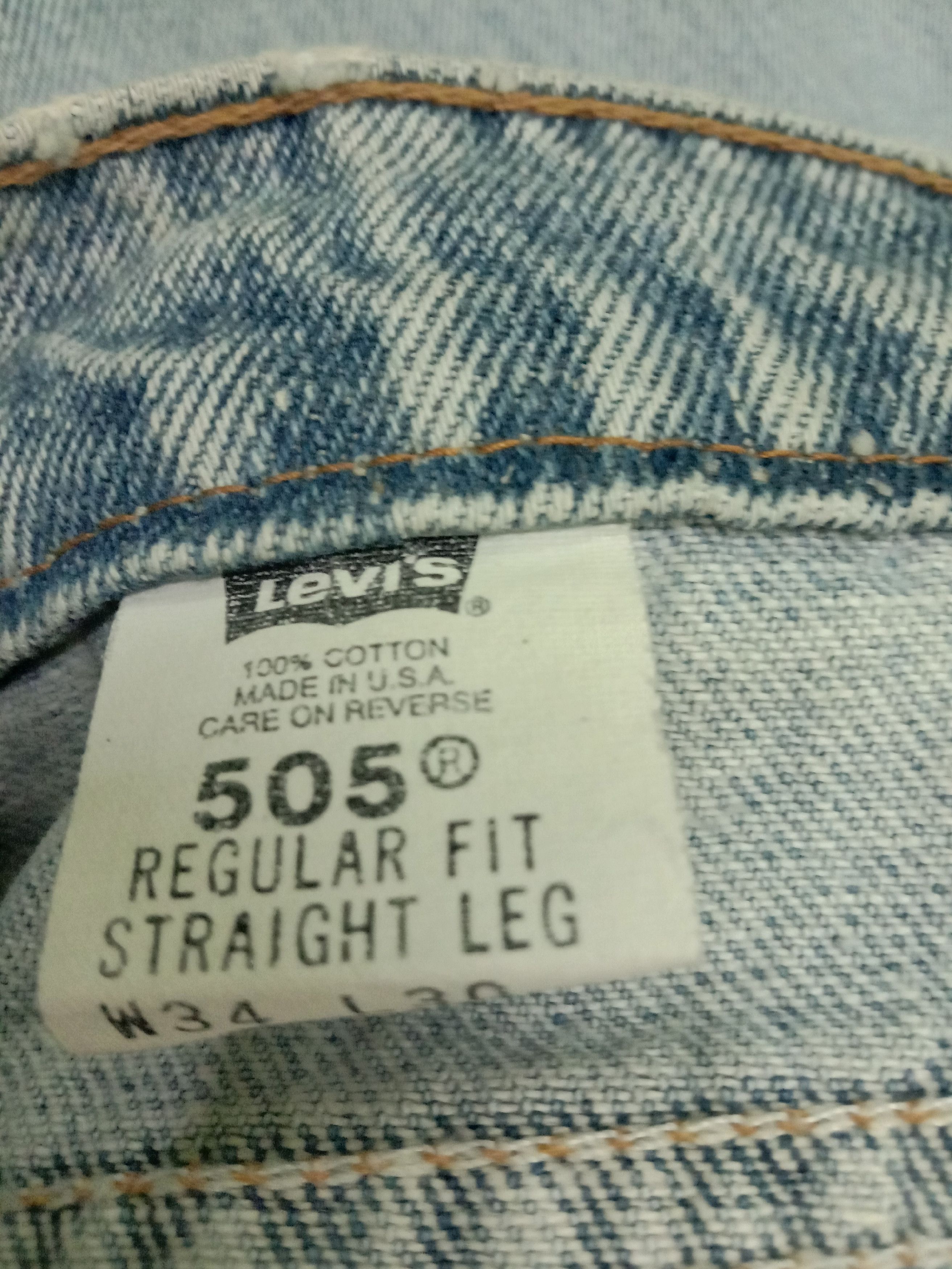 Levi's RARE VINTAGE LEVI'S 505 JEANS Size US 34 / EU 50 - 6 Thumbnail