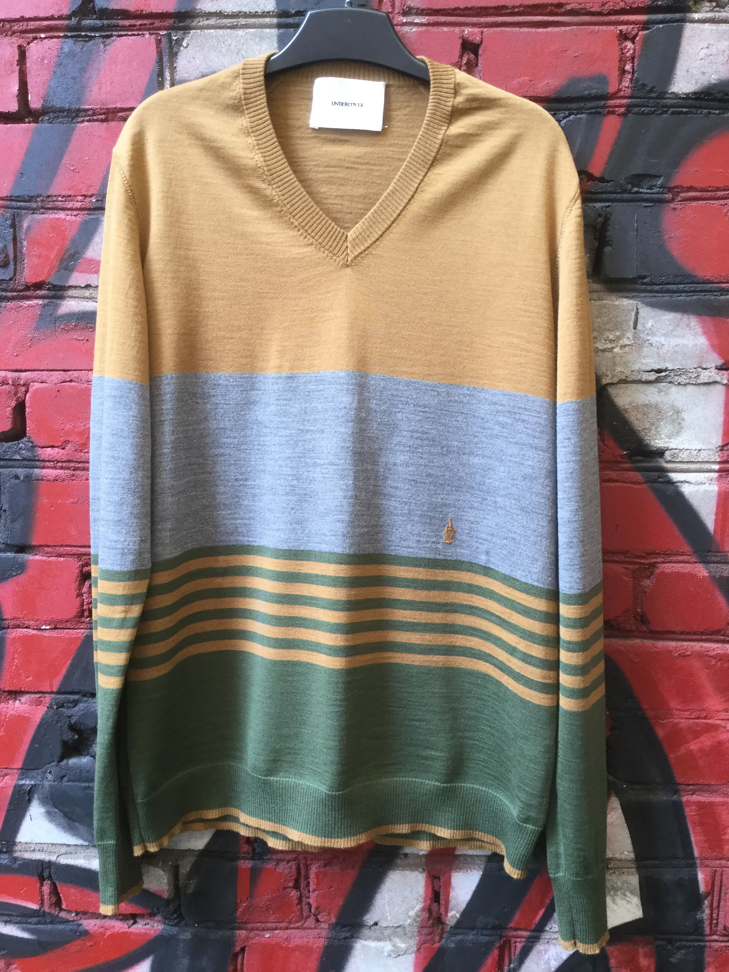 Undercover Fuck K4907 striped sweater Size US M / EU 48-50 / 2 - 1 Thumbnail