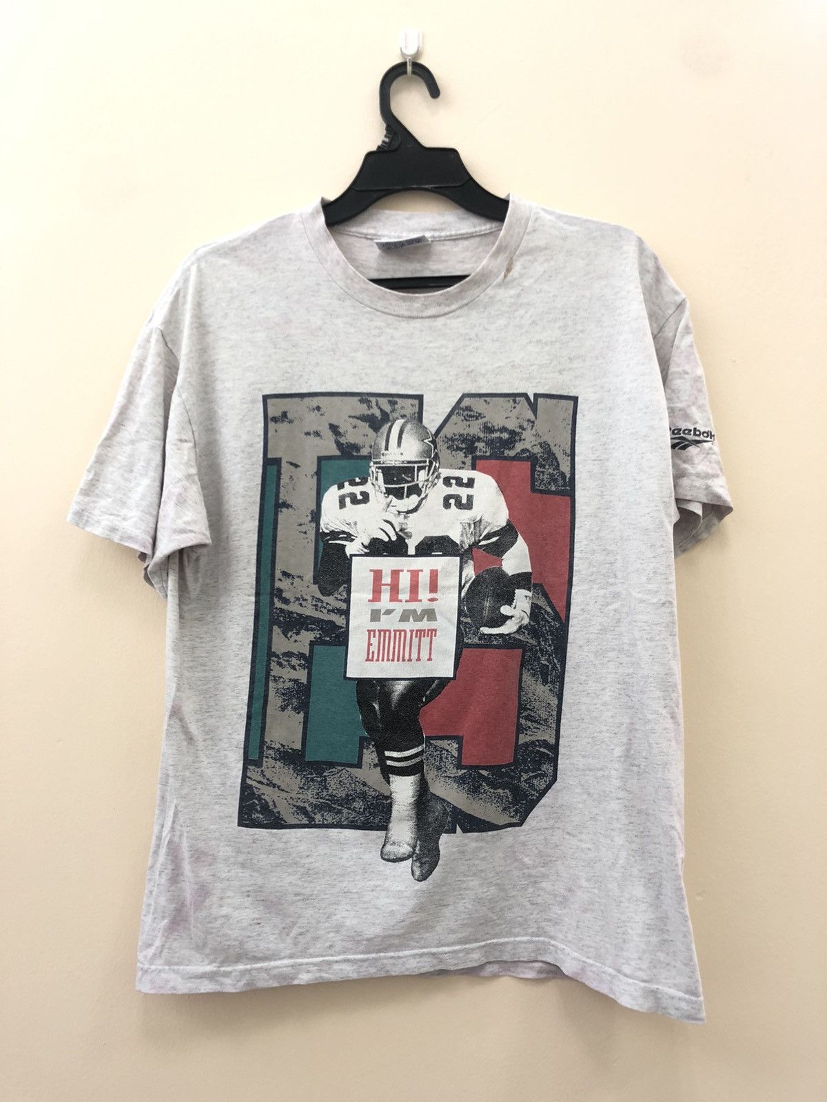Vintage 90s REEBOK Overprint tees single stich