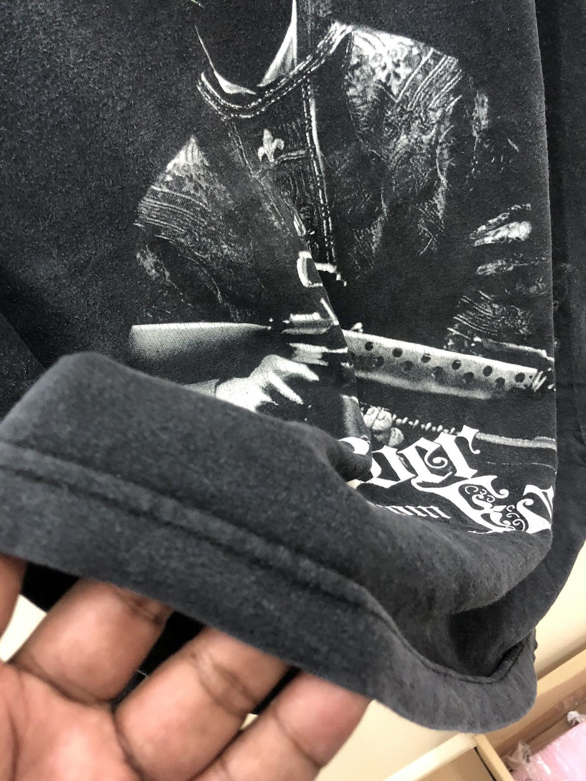 Punk and Yo Vintage faded MAFIOSO Clothing tees -Deliver us from Evil Size US XL / EU 56 / 4 - 10 Thumbnail