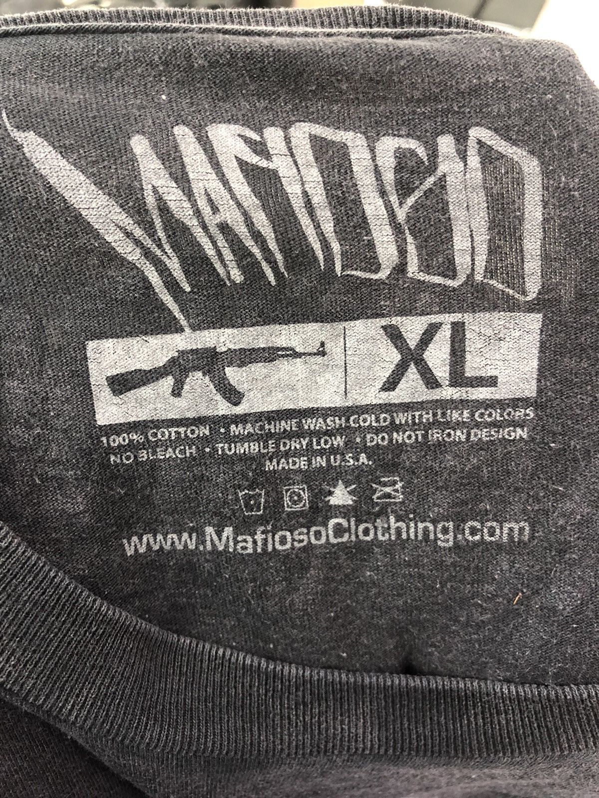 Punk and Yo Vintage faded MAFIOSO Clothing tees -Deliver us from Evil Size US XL / EU 56 / 4 - 11 Thumbnail