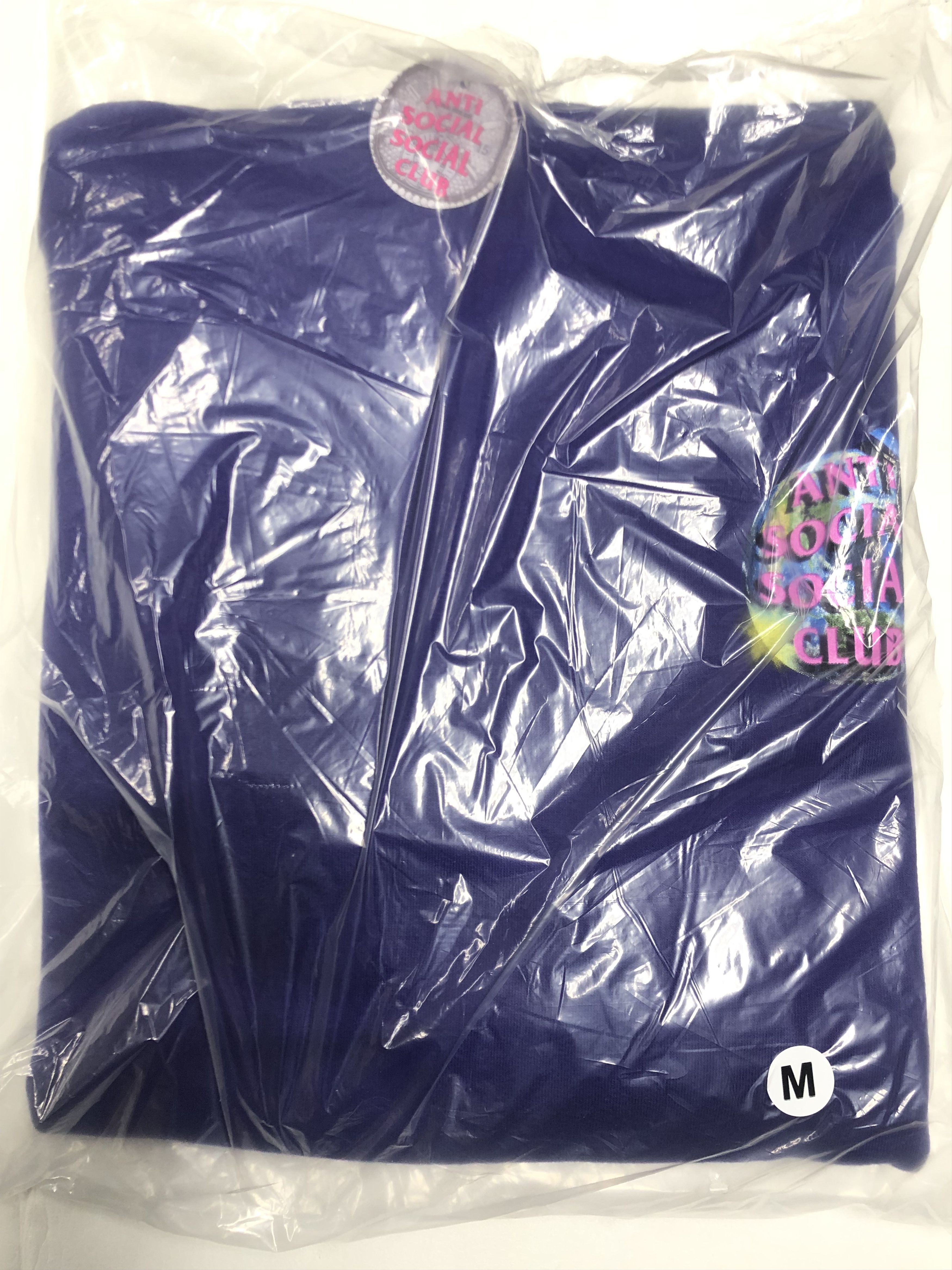 Anti Social Social Club × Members Only DS ASSC satellite Worldwide Purple Hoodie BAPE Kith FTP FOG Size US M / EU 48-50 / 2 - 3 Thumbnail