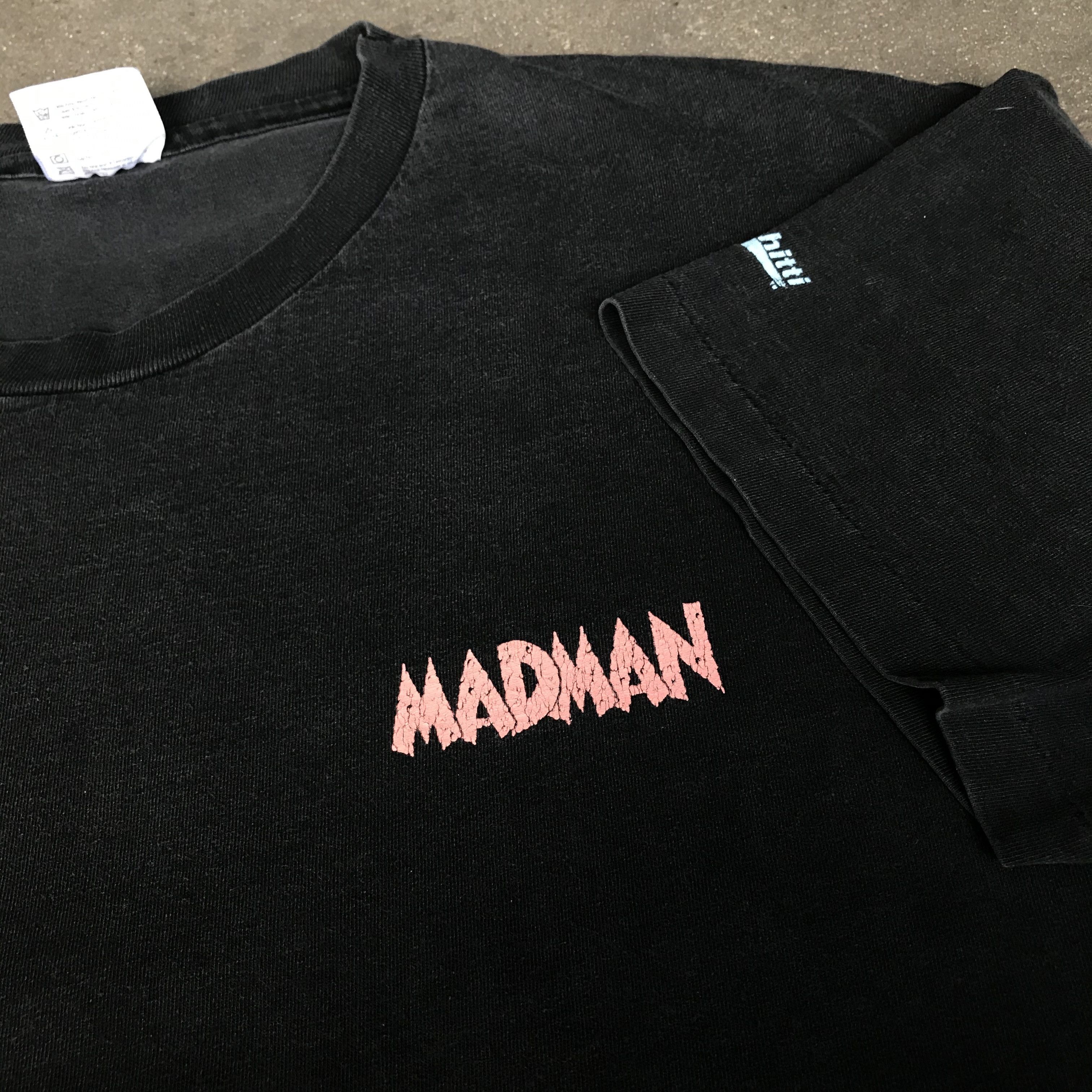 Cartoon Network VINTAGE 90s MADMAN MIKE ALLRED Graphitti Promo Tee Faded Size US XL / EU 56 / 4 - 8 Thumbnail