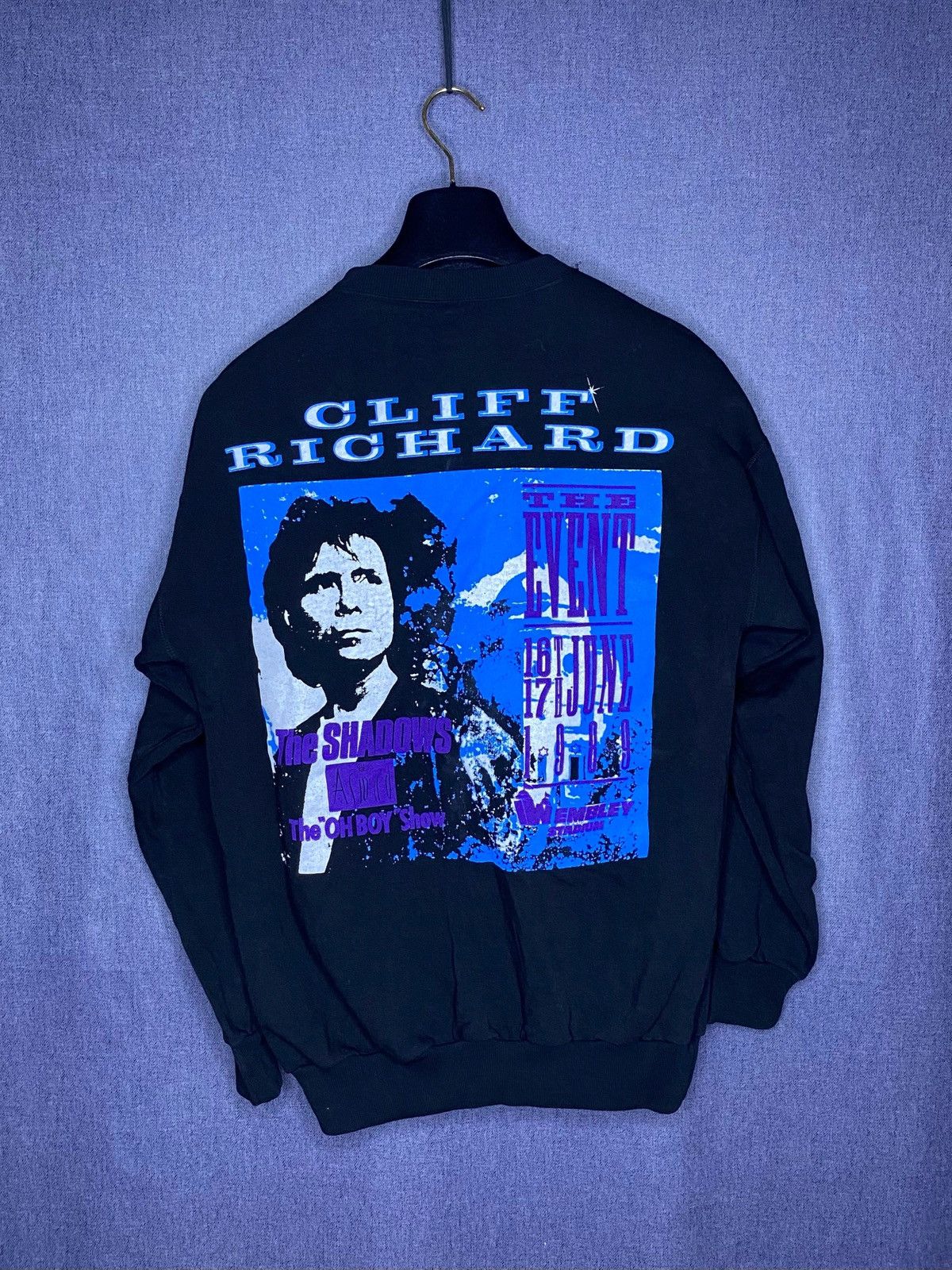 Band Tees × Vintage Vintage Cliff Richard 89 sweatshirt size L Size US L / EU 52-54 / 3 - 1 Thumbnail
