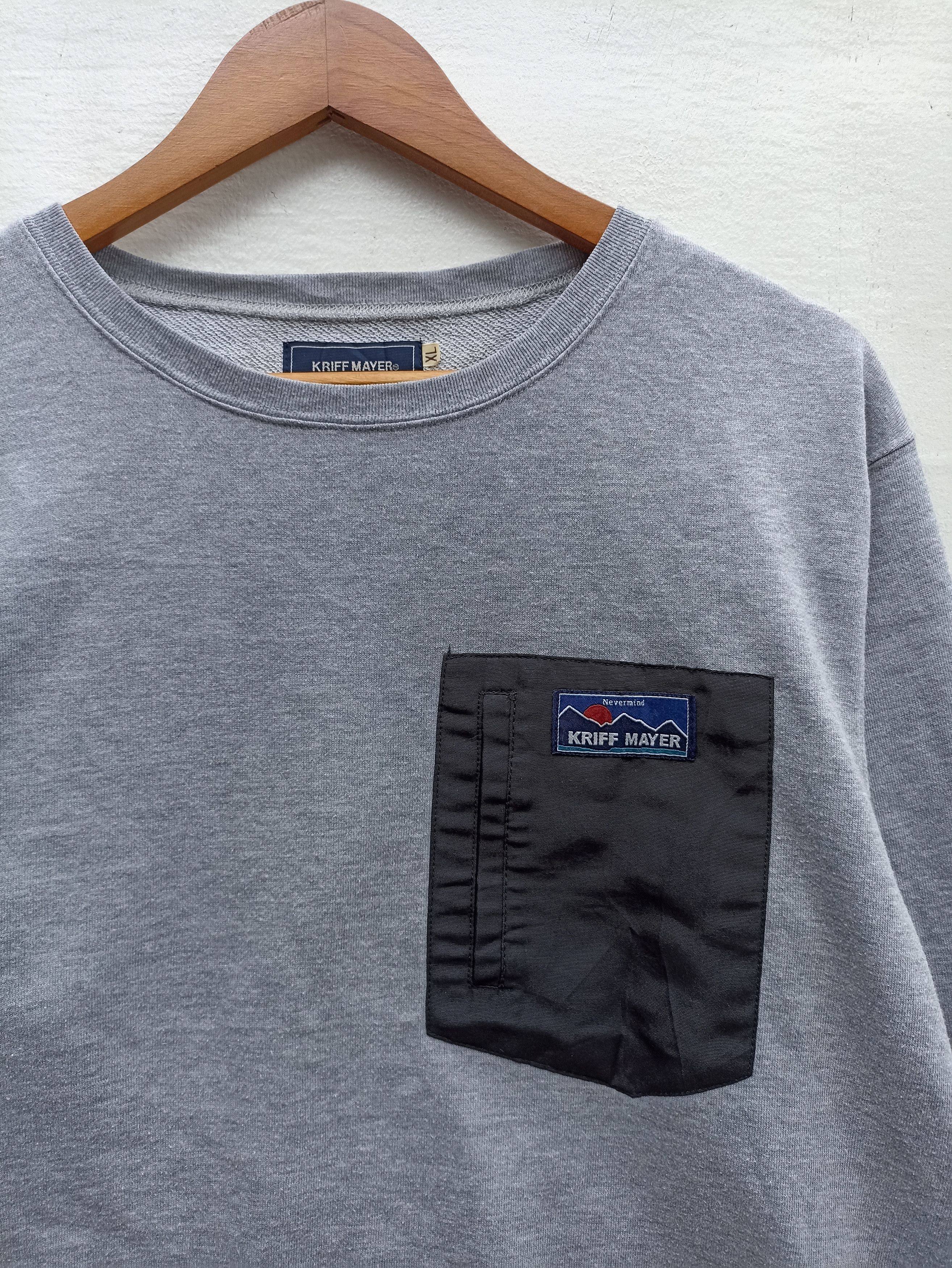 Japanese Brand Kriff Mayer sweatshirt single pocket Size US M / EU 48-50 / 2 - 3 Thumbnail