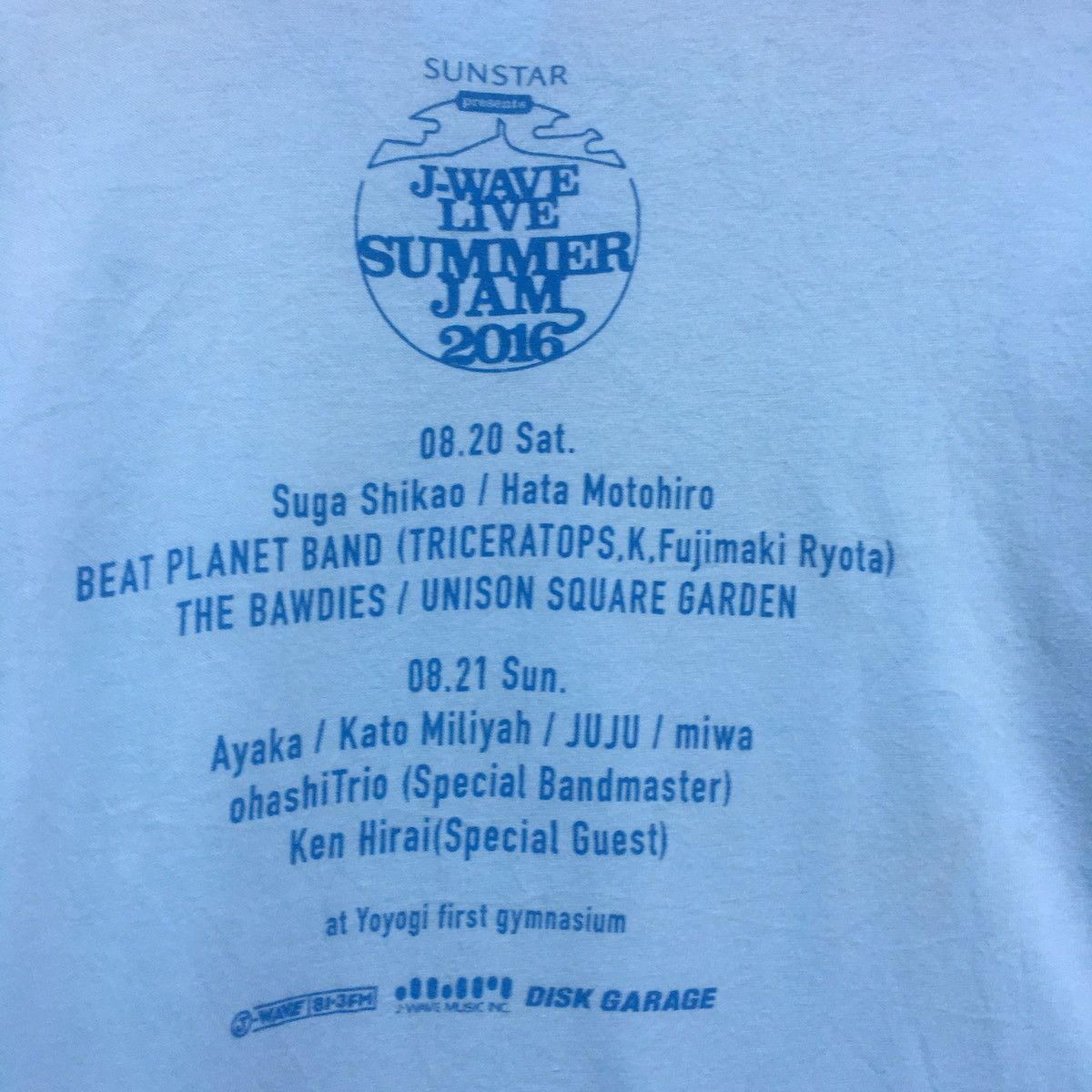 Cartoon Network × Japanese Brand J-WAVE SUMMER JAM 2016 Tee Size US M / EU 48-50 / 2 - 4 Thumbnail