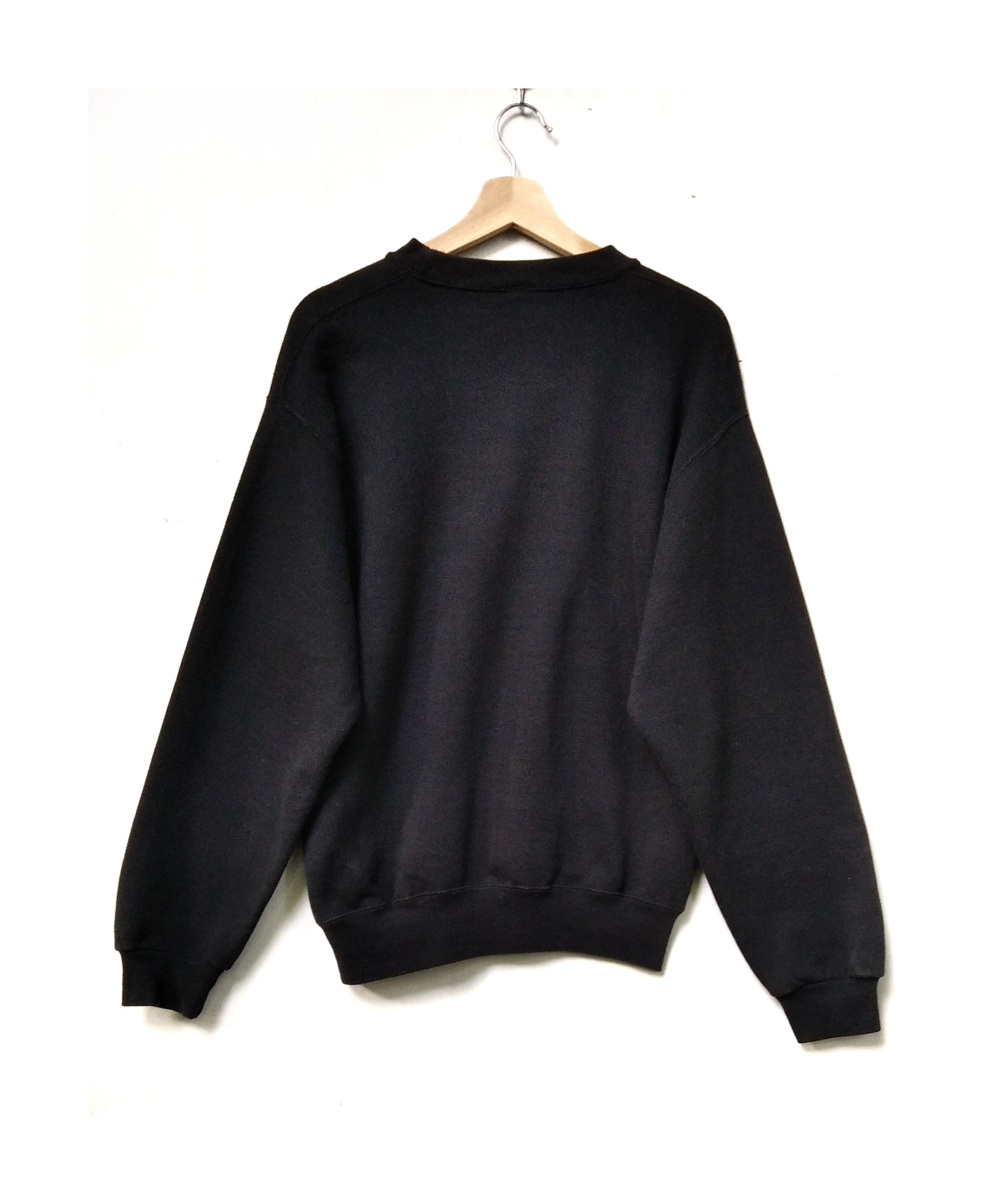 Russell Athletic Vintage Russel Athlentic Plain Black Sweatshirt Size US L / EU 52-54 / 3 - 5 Thumbnail