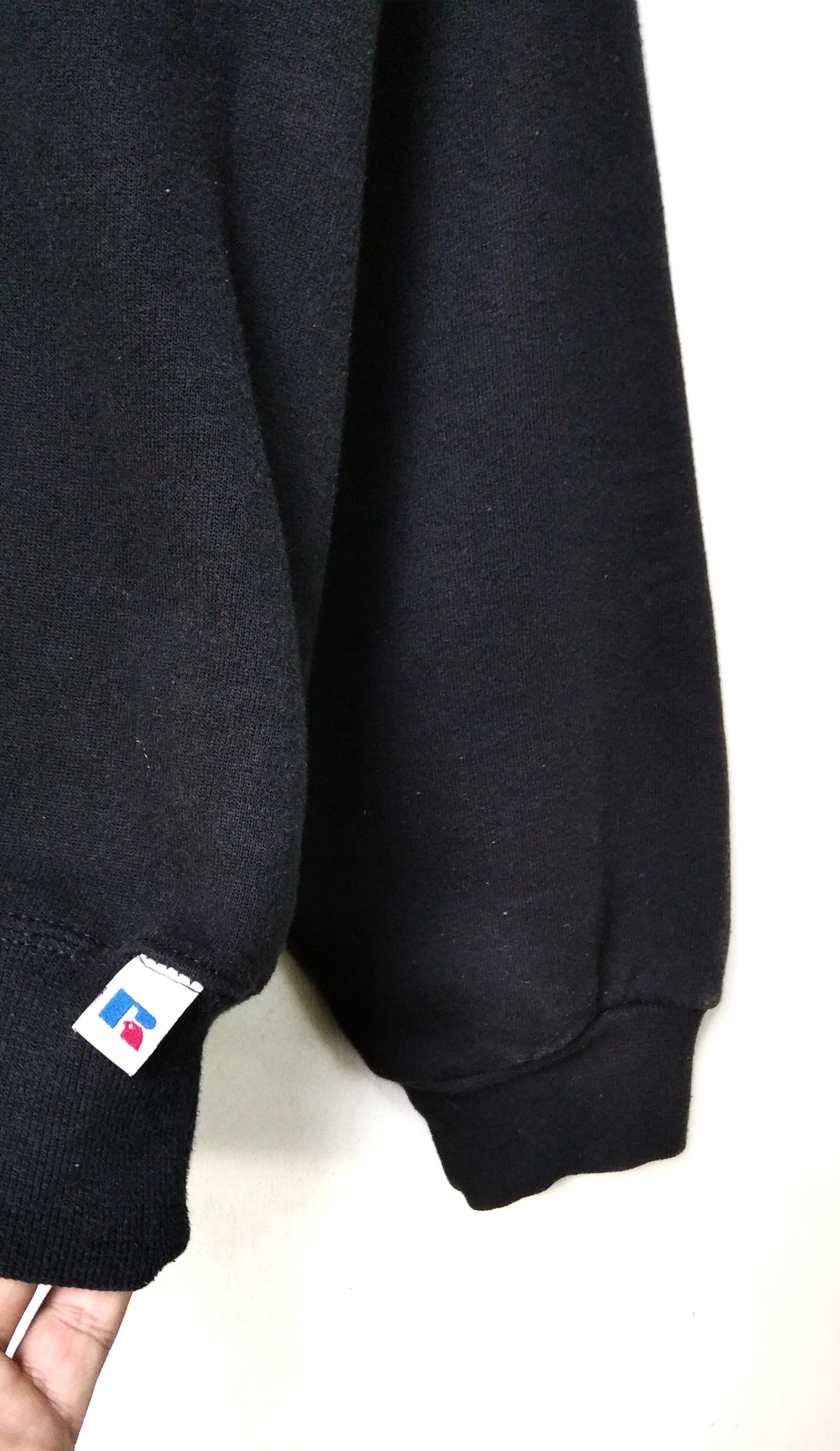 Russell Athletic Vintage Russel Athlentic Plain Black Sweatshirt Size US L / EU 52-54 / 3 - 6 Thumbnail